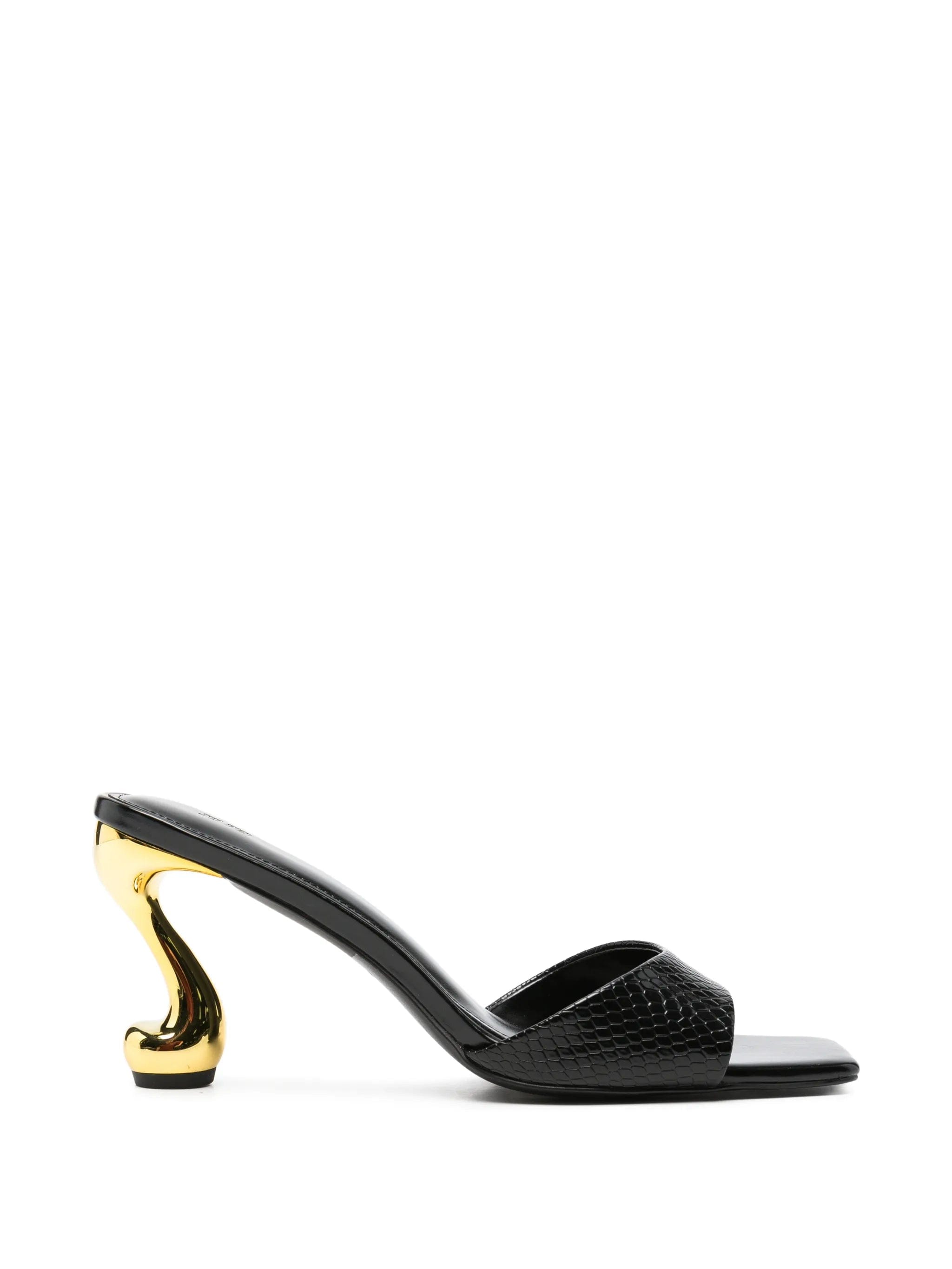JW Pei Hannah snakeskin - effect sandals