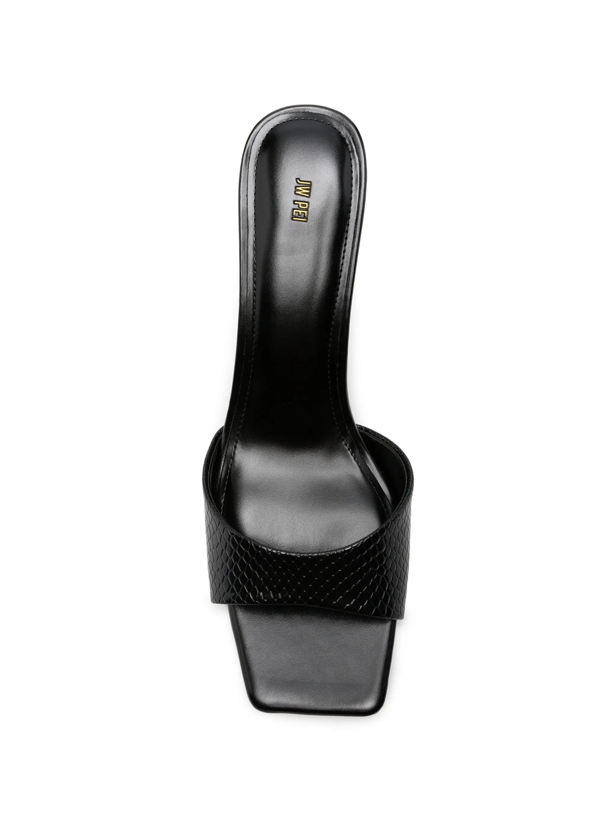 JW Pei Hannah snakeskin - effect sandals