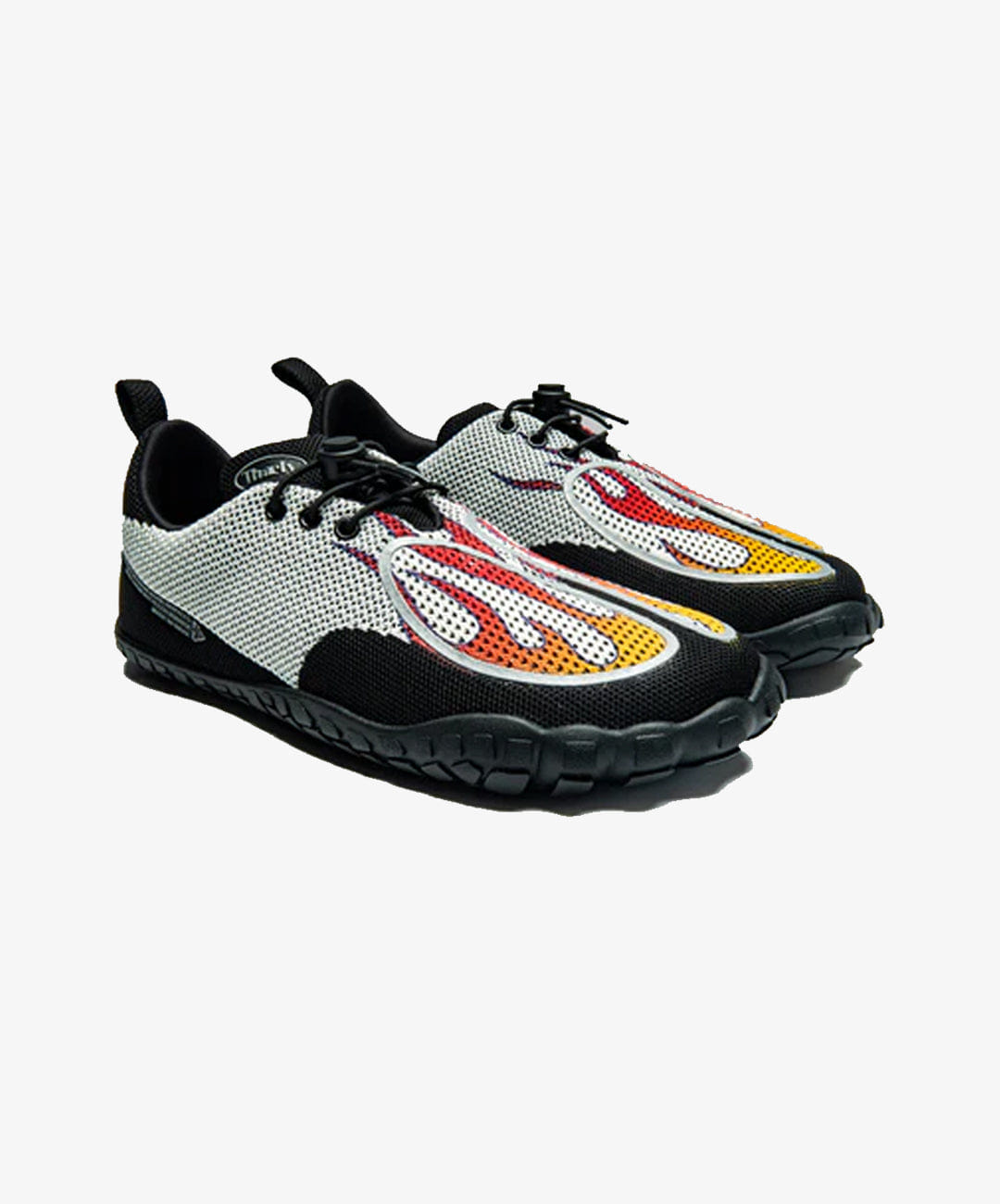 THAELY | TECH TABI FLAMING HOT { BLACK/WHITE