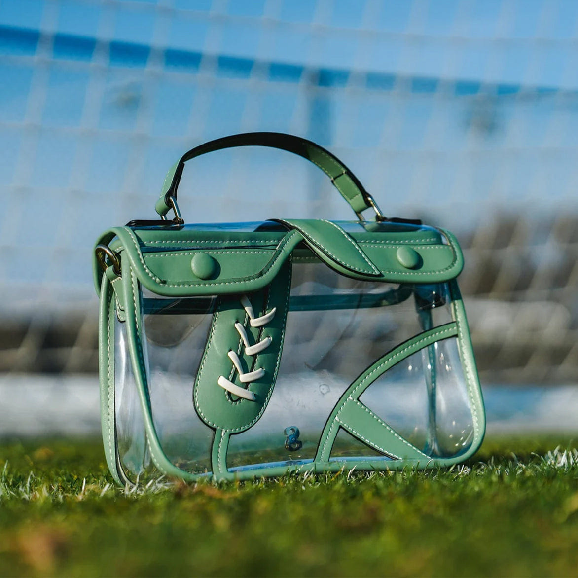 Stavelo THE MATCH DAY BAG - CLEAR / COOL GREEN