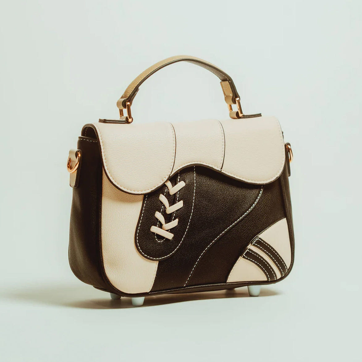 Stavelo THE PITCH BAG - BLACK / CREAM