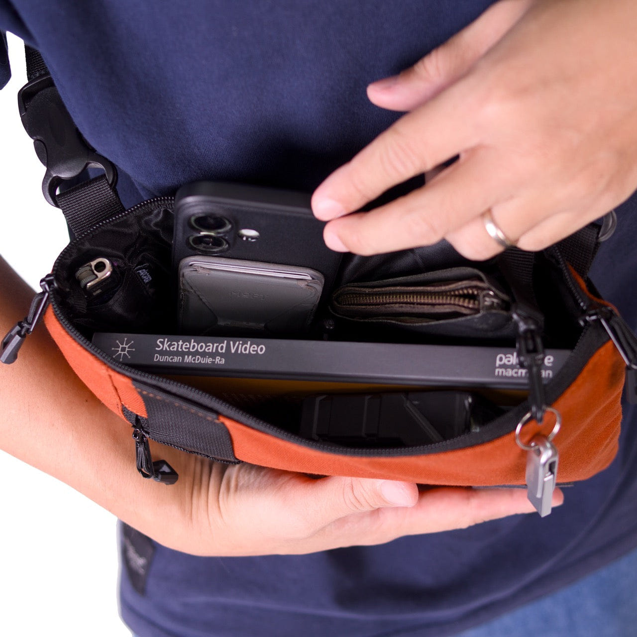 Proper Compact Sling Bag Terracotta