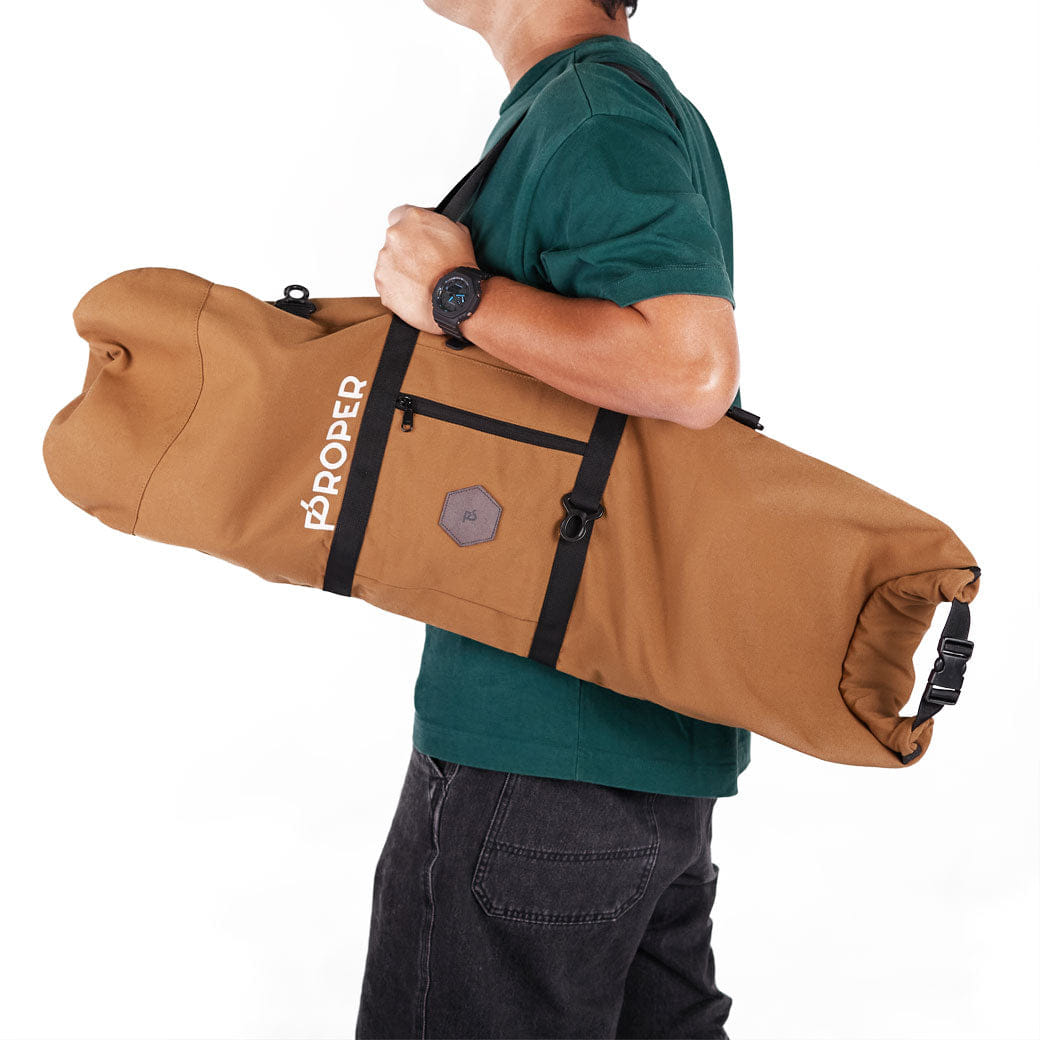Proper Authentic Skate Bag Wooden Brown