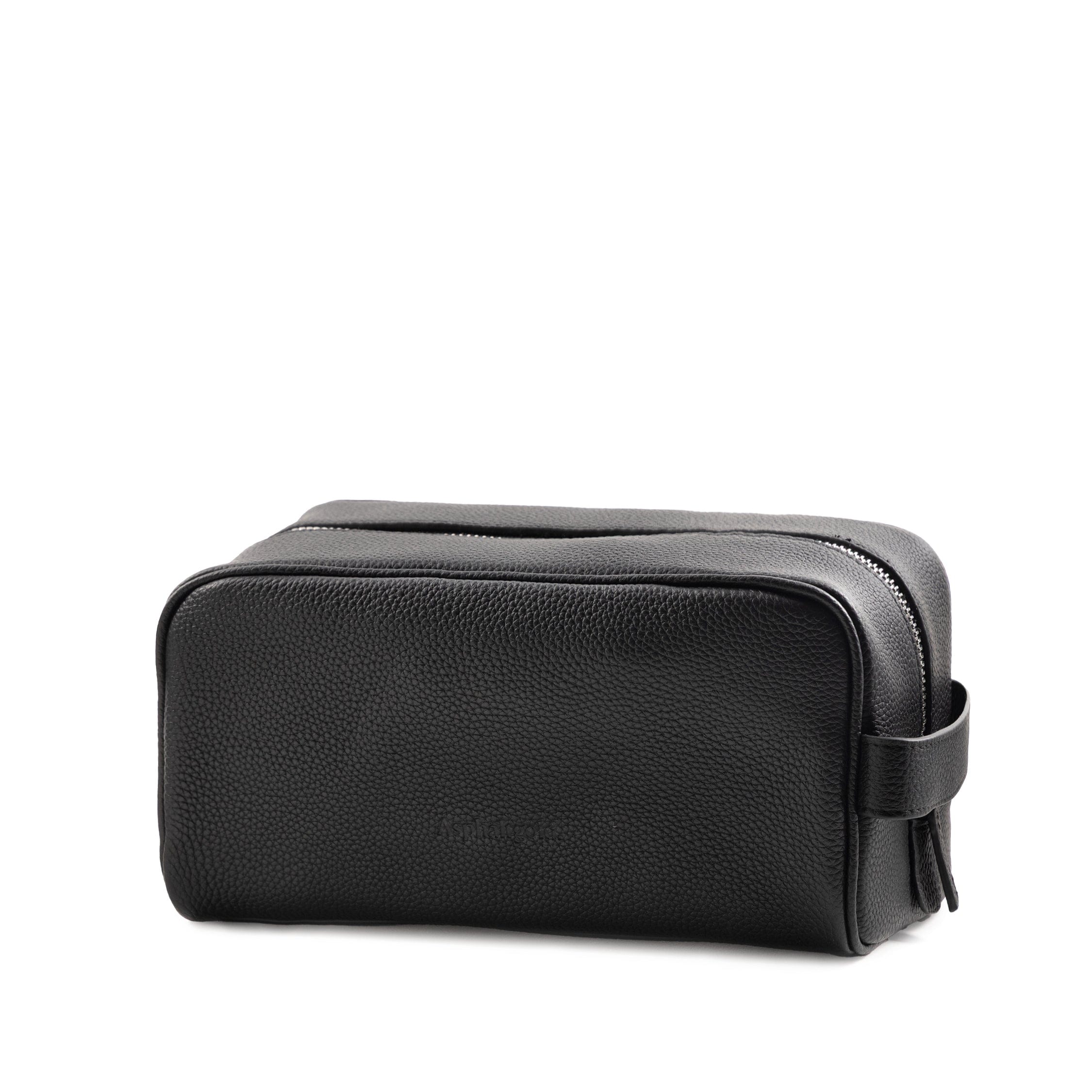 Asphaltgold Leather Toiletry Bag