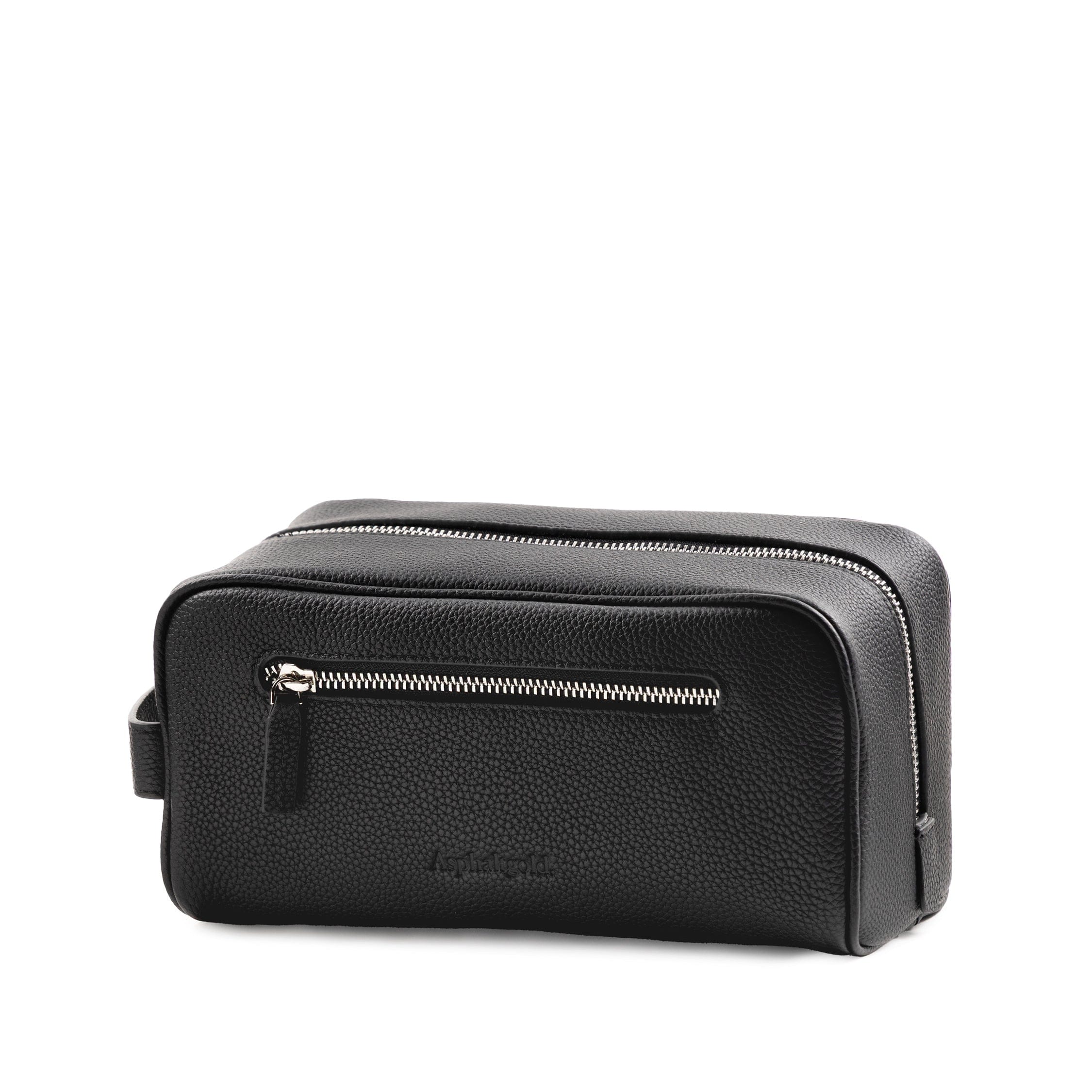 Asphaltgold Leather Toiletry Bag