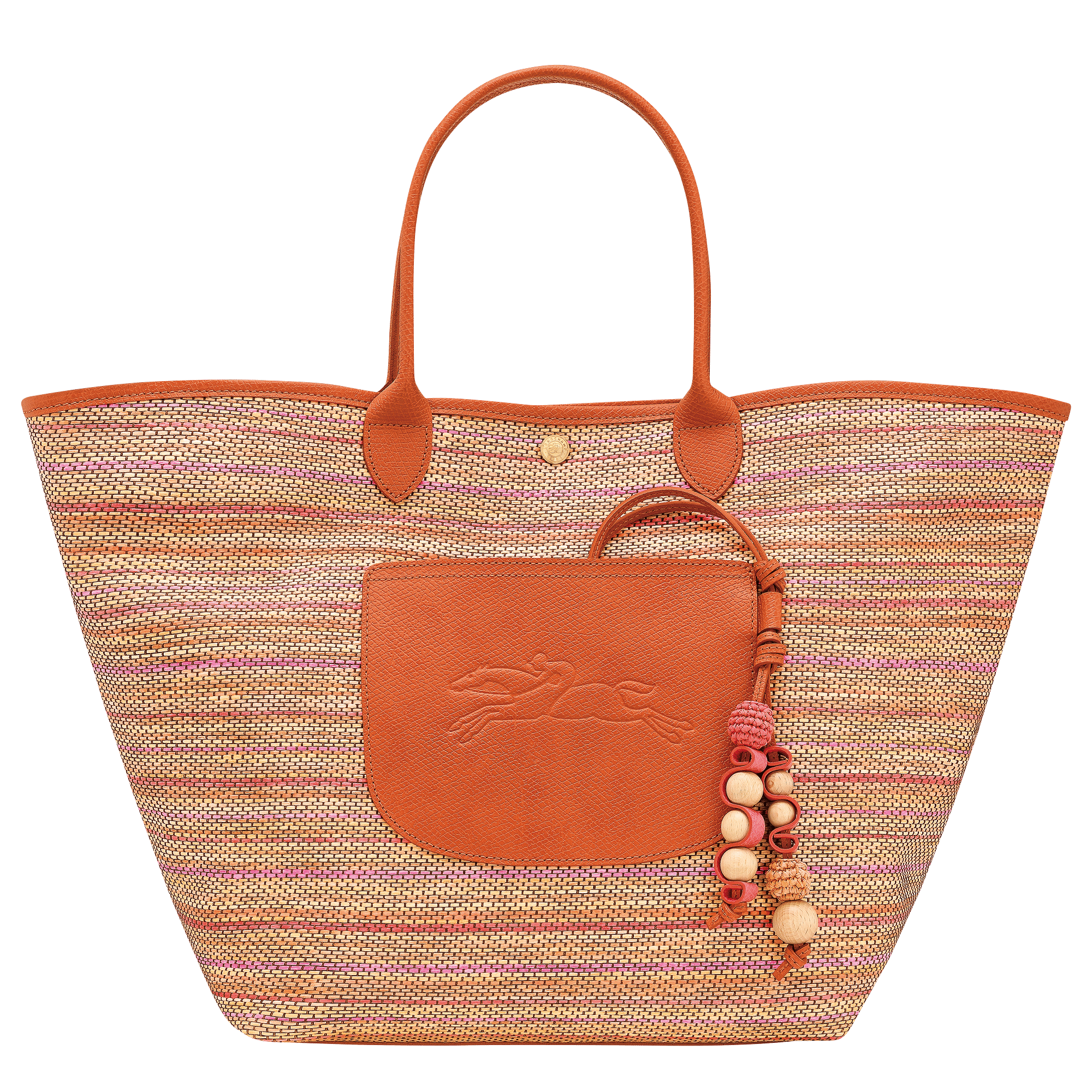 Long Champ Longchamp Le Pliage Collection Basket bag Rainbow