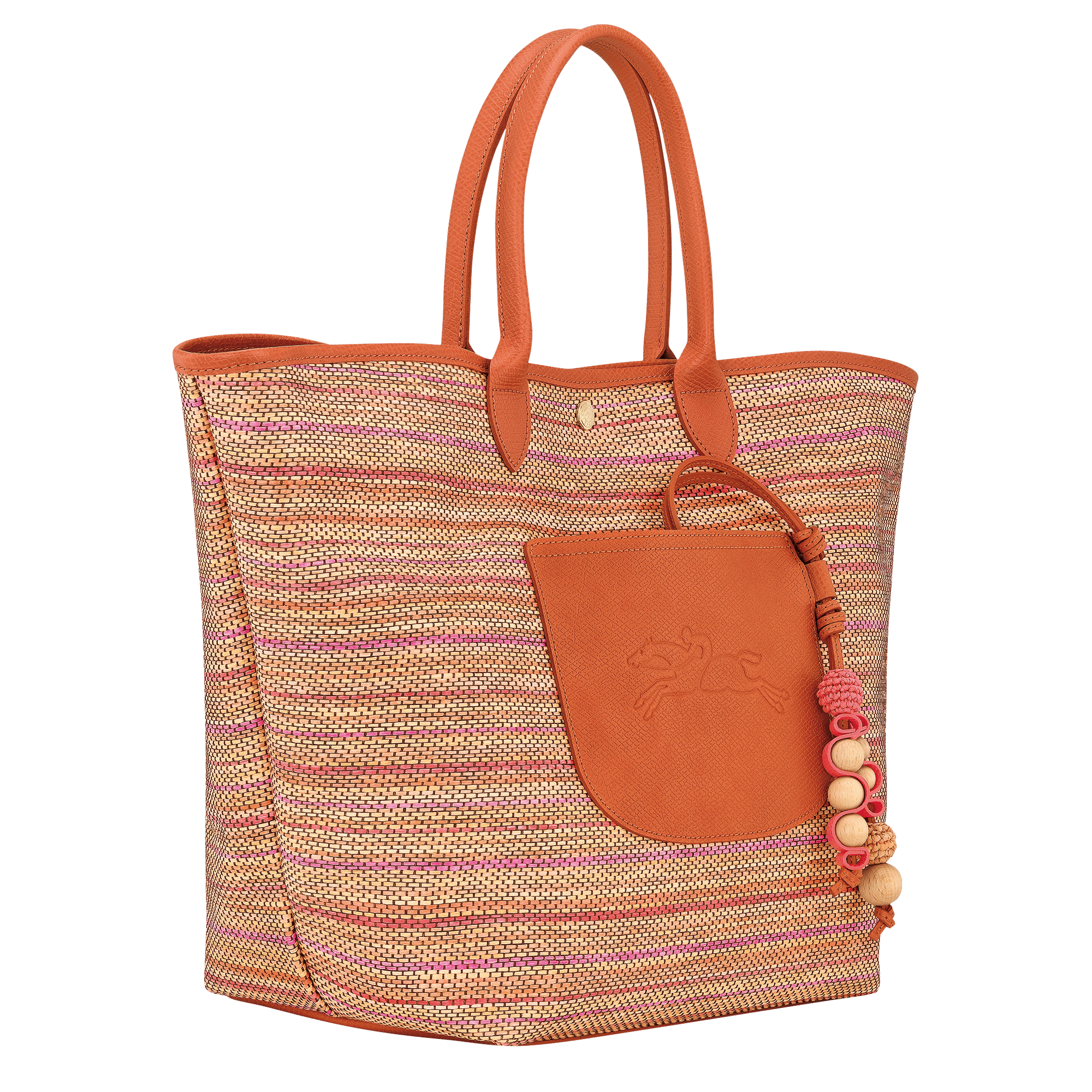 Long Champ Longchamp Le Pliage Collection Basket bag Rainbow