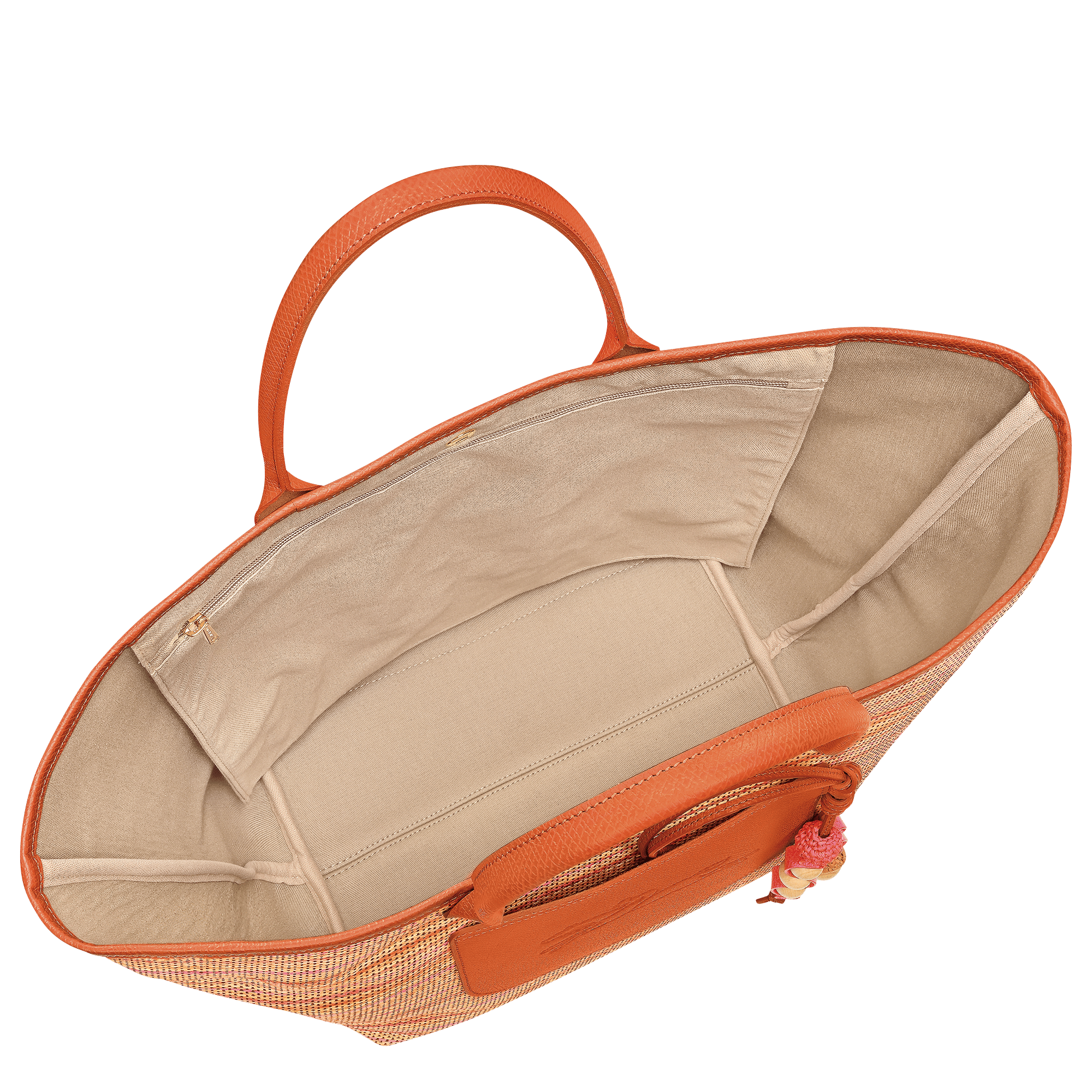 Long Champ Longchamp Le Pliage Collection Basket bag Rainbow