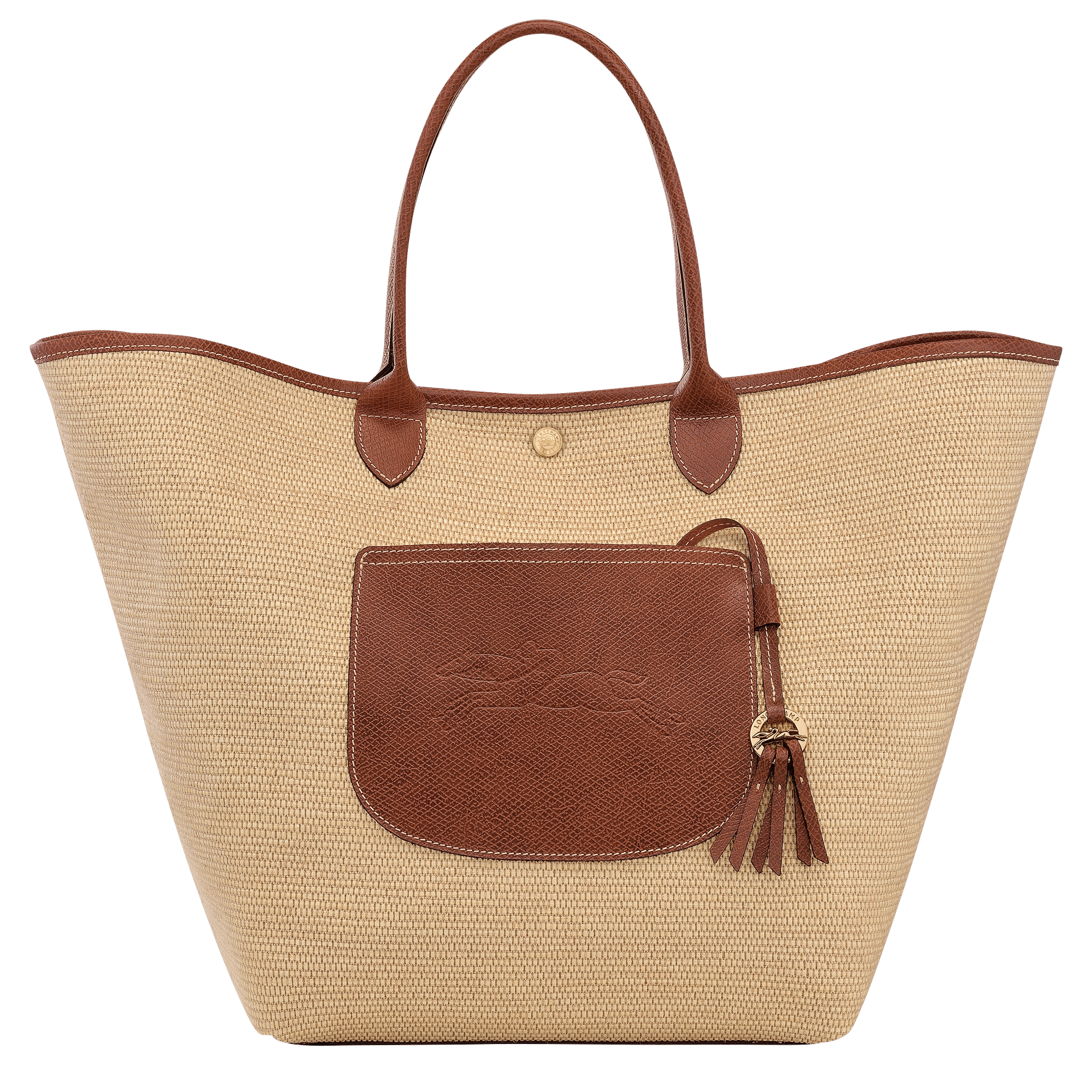 Long Champ Longchamp Le Pliage Collection L Basket bag Brown
