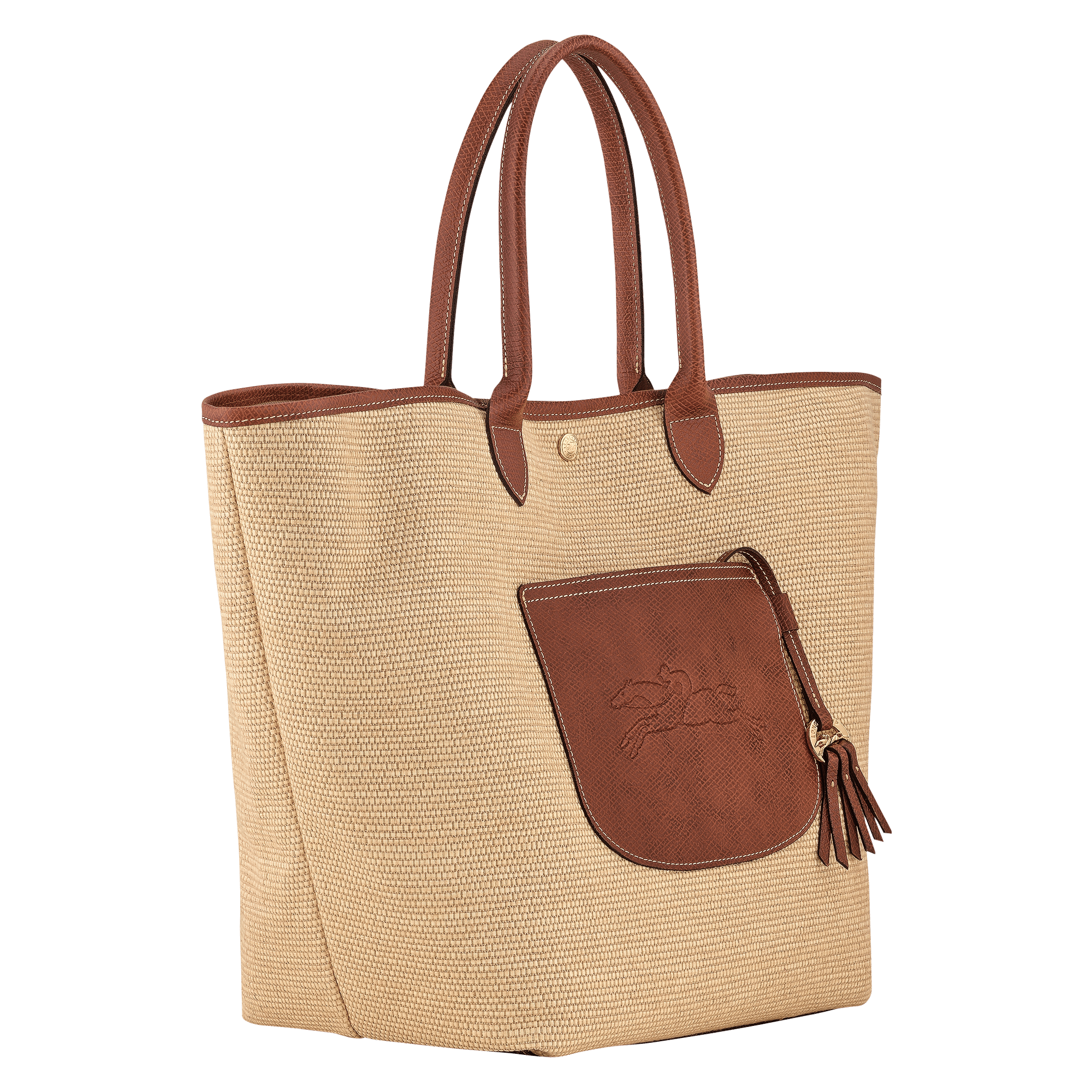 Long Champ Longchamp Le Pliage Collection L Basket bag Brown
