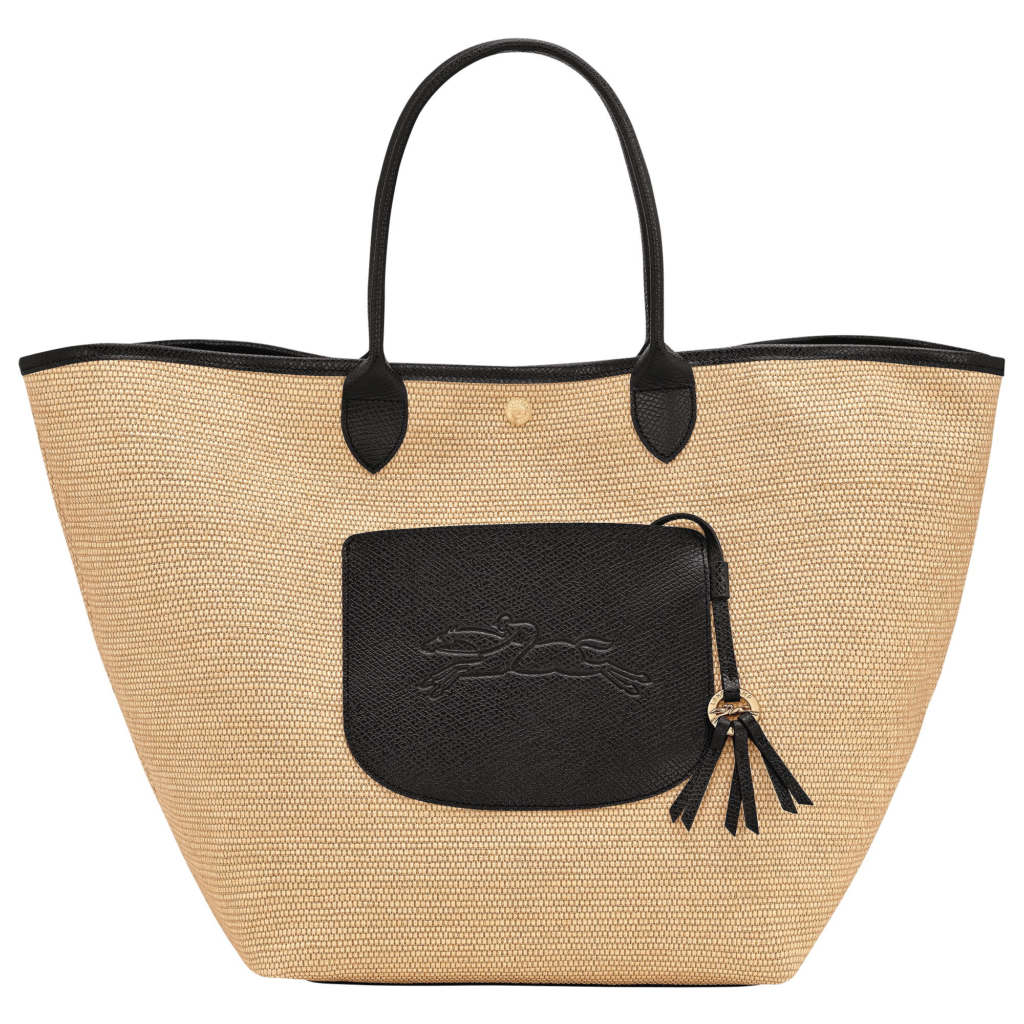 Long Champ Longchamp Le Pliage Collection L Basket bag Black