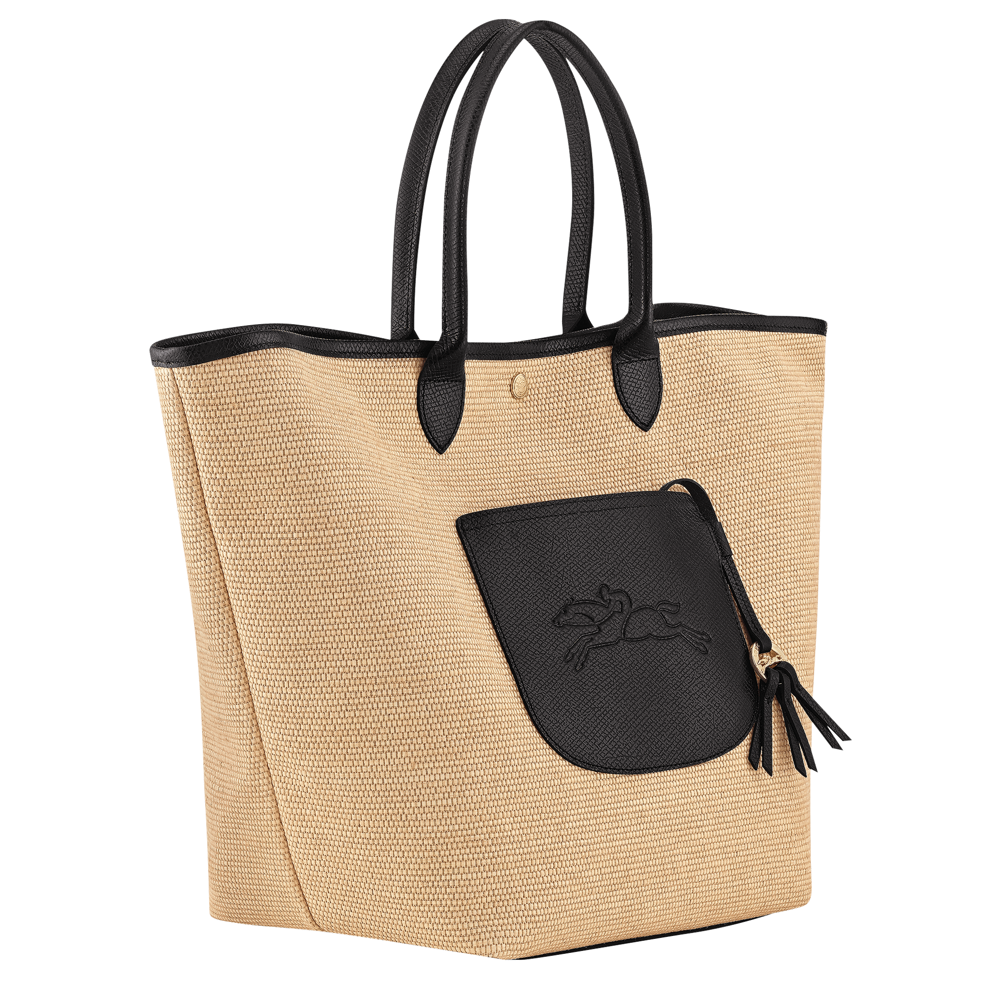 Long Champ Longchamp Le Pliage Collection L Basket bag Black