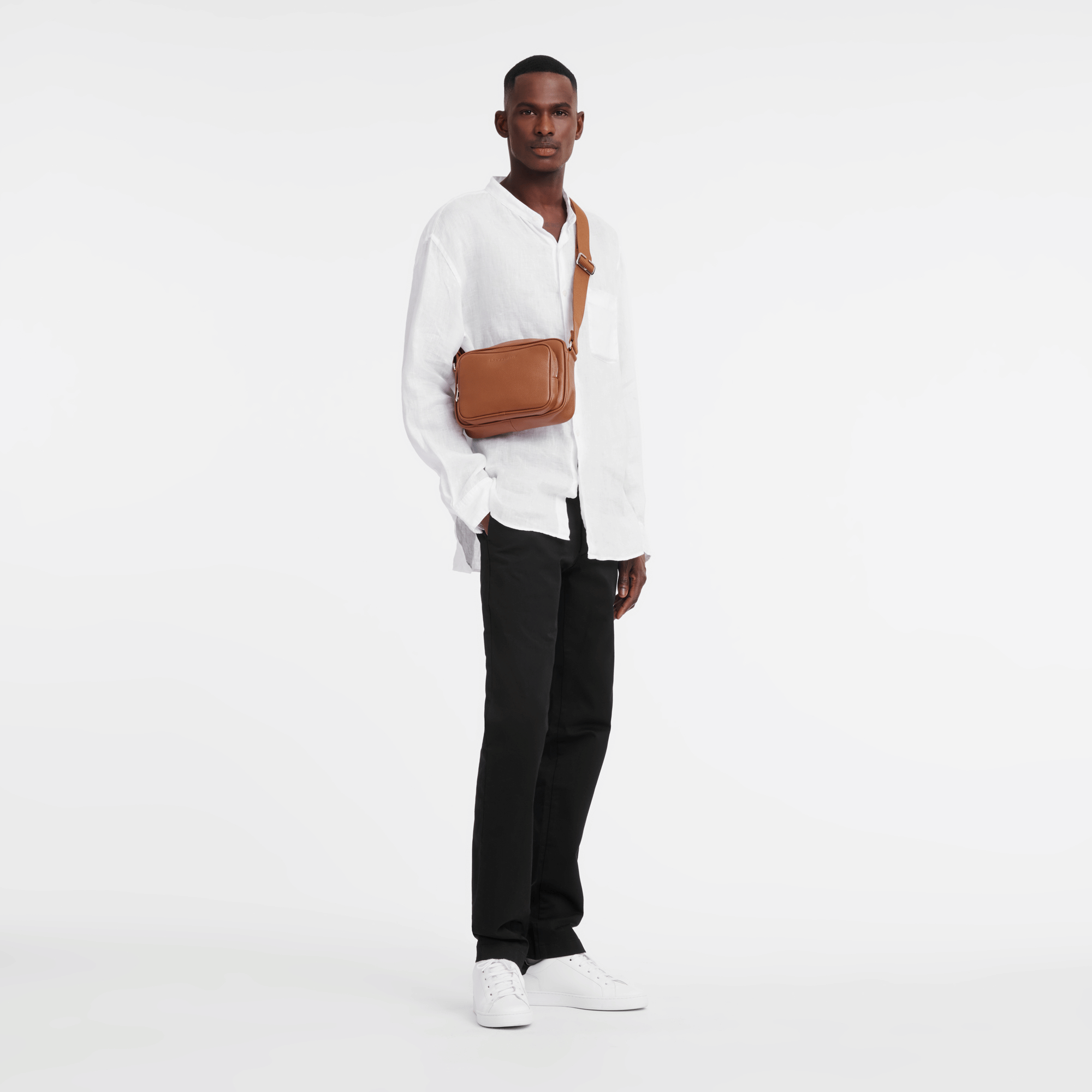 Long Champ Longchamp Le Foulonné S Camera bag Caramel