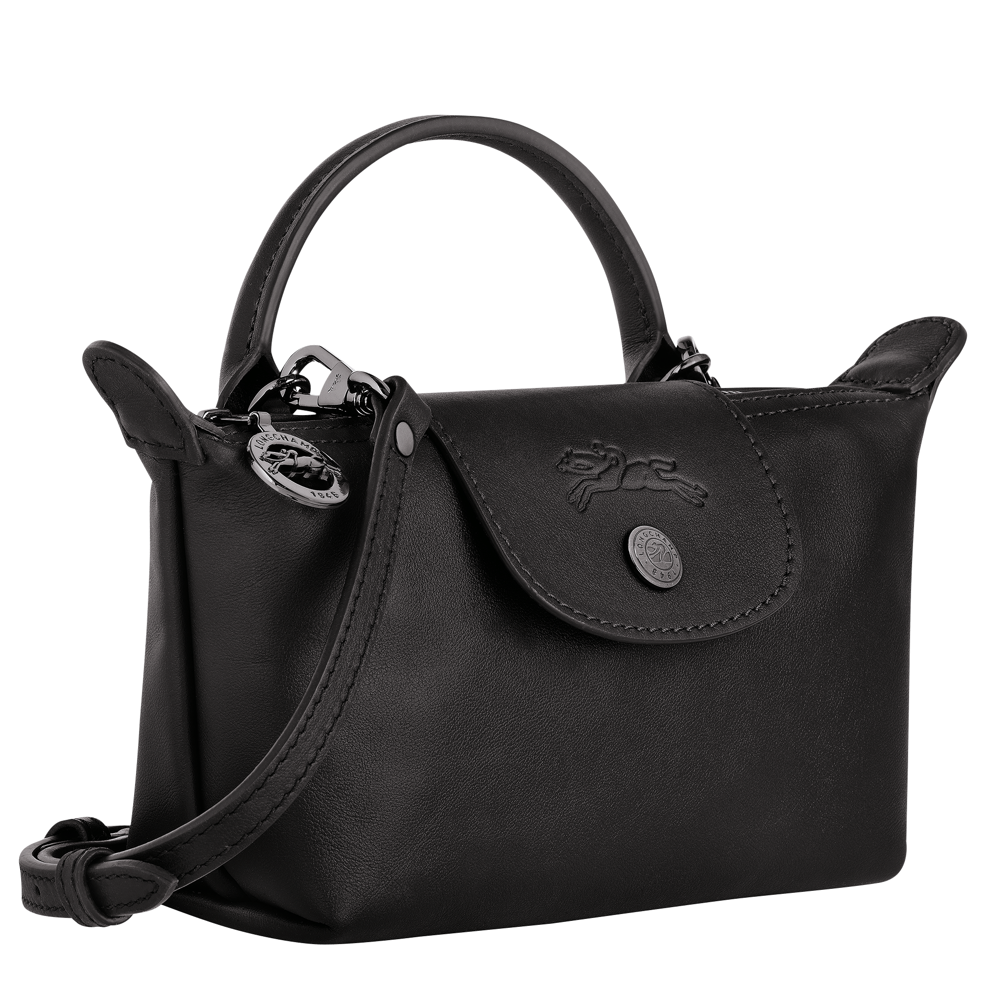 Long Champ Longchamp Le Pliage Xtra XS Pouch Black