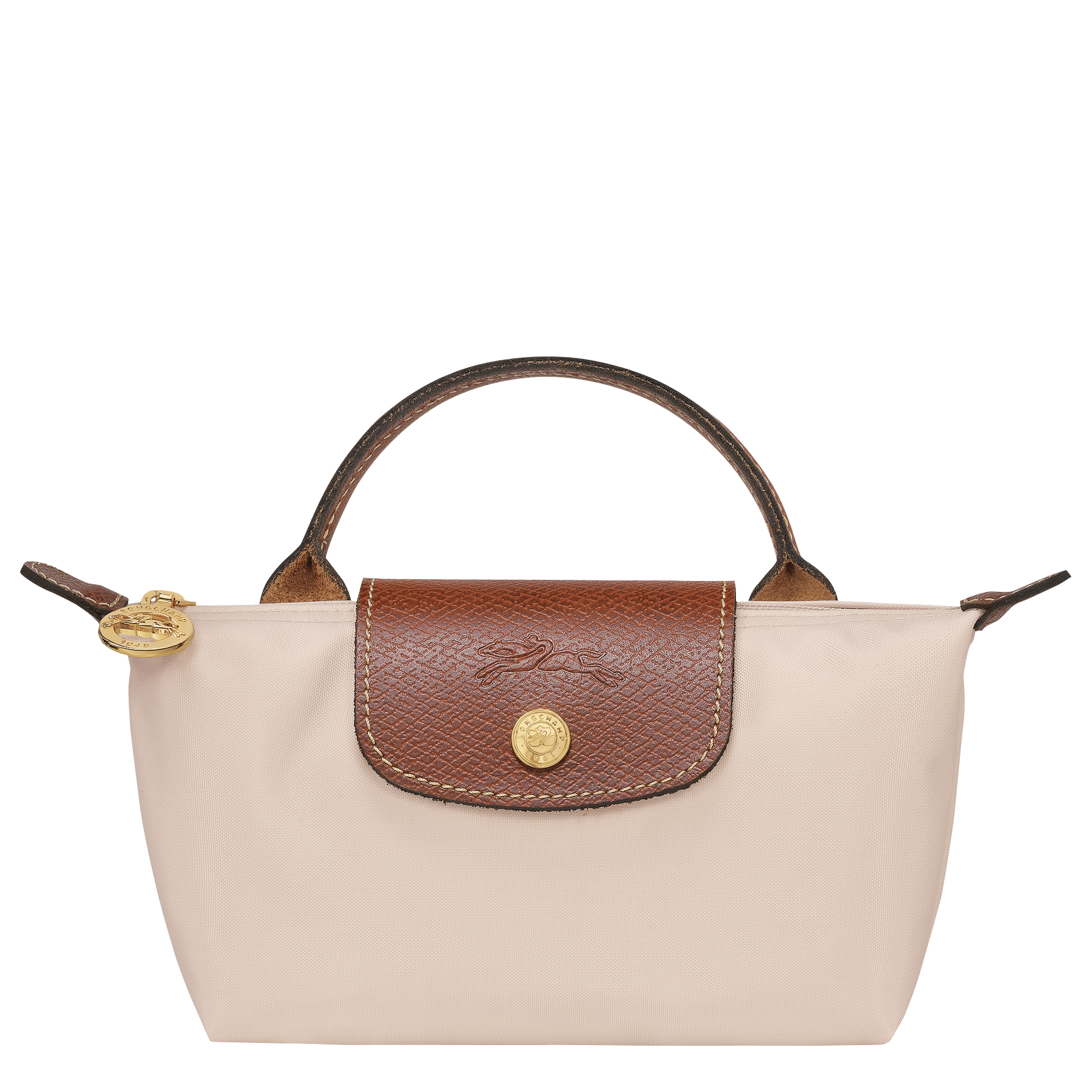 Long Champ Longchamp Le Pliage Original Pouch with handle Paper
