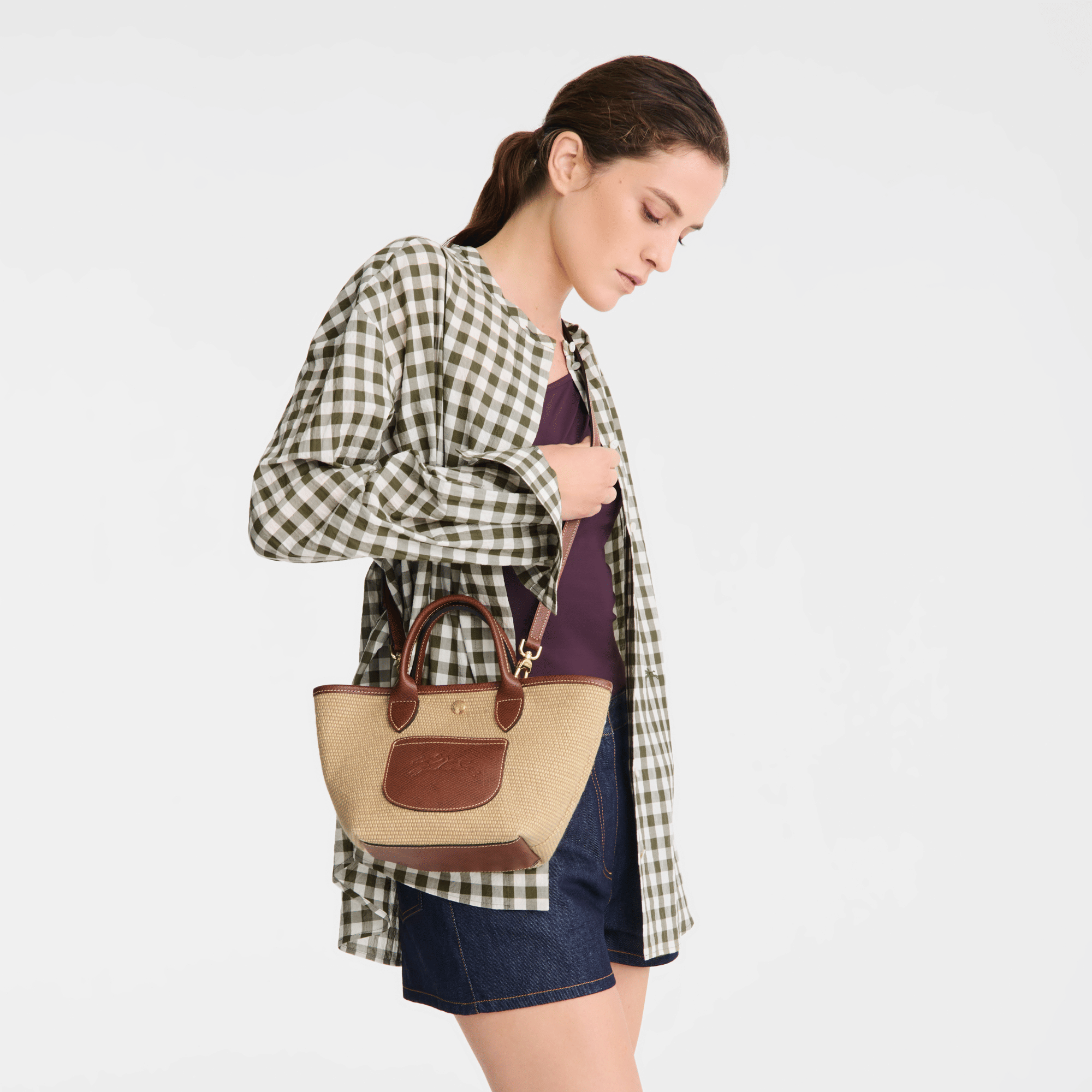 Long Champ Longchamp Le Pliage Collection XS Basket bag Brown