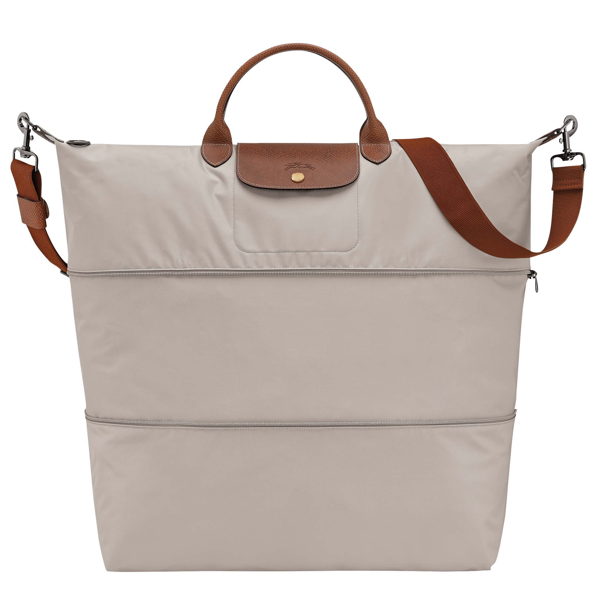 Long Champ Longchamp Le Pliage Original Travel bag expandable Pebble