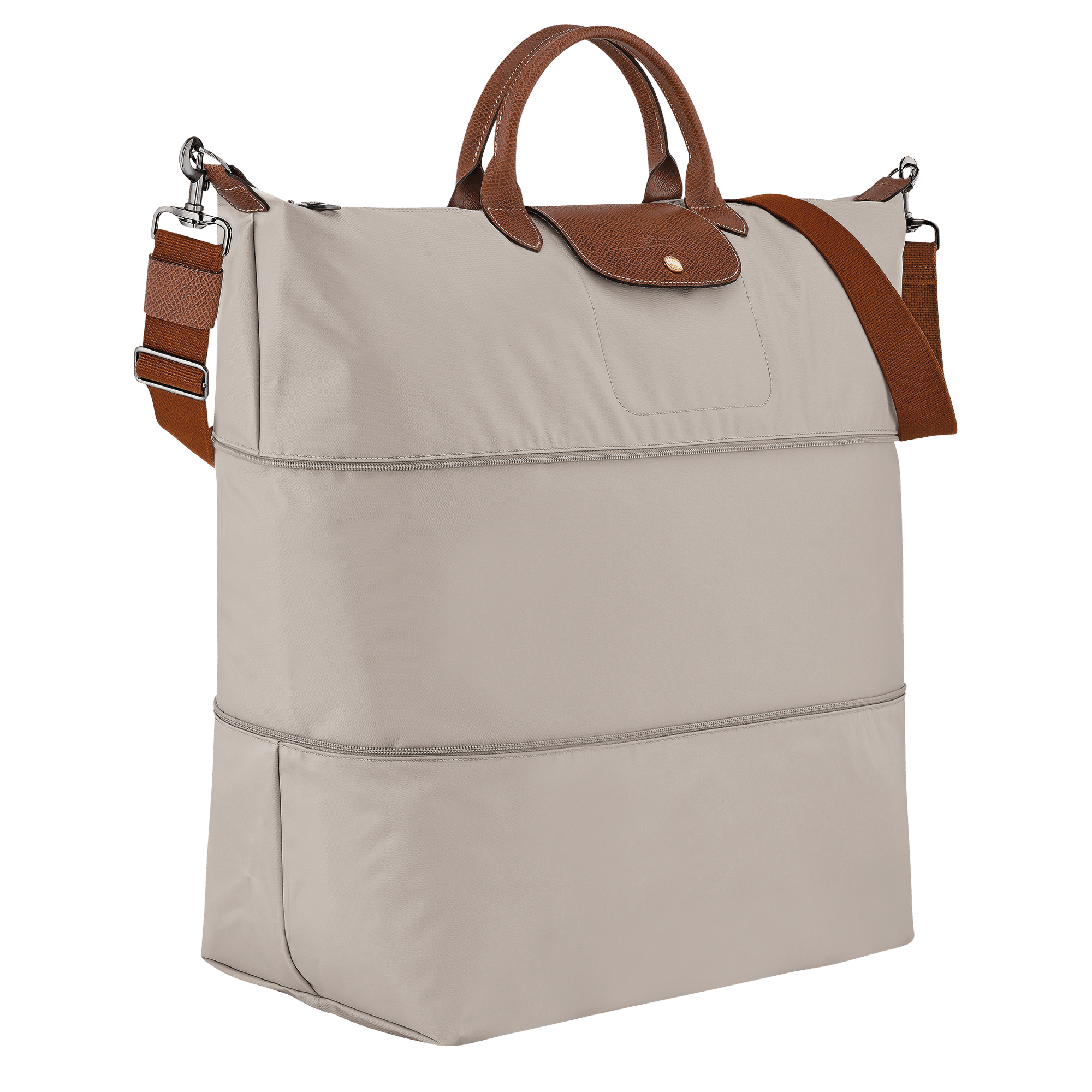 Long Champ Longchamp Le Pliage Original Travel bag expandable Pebble