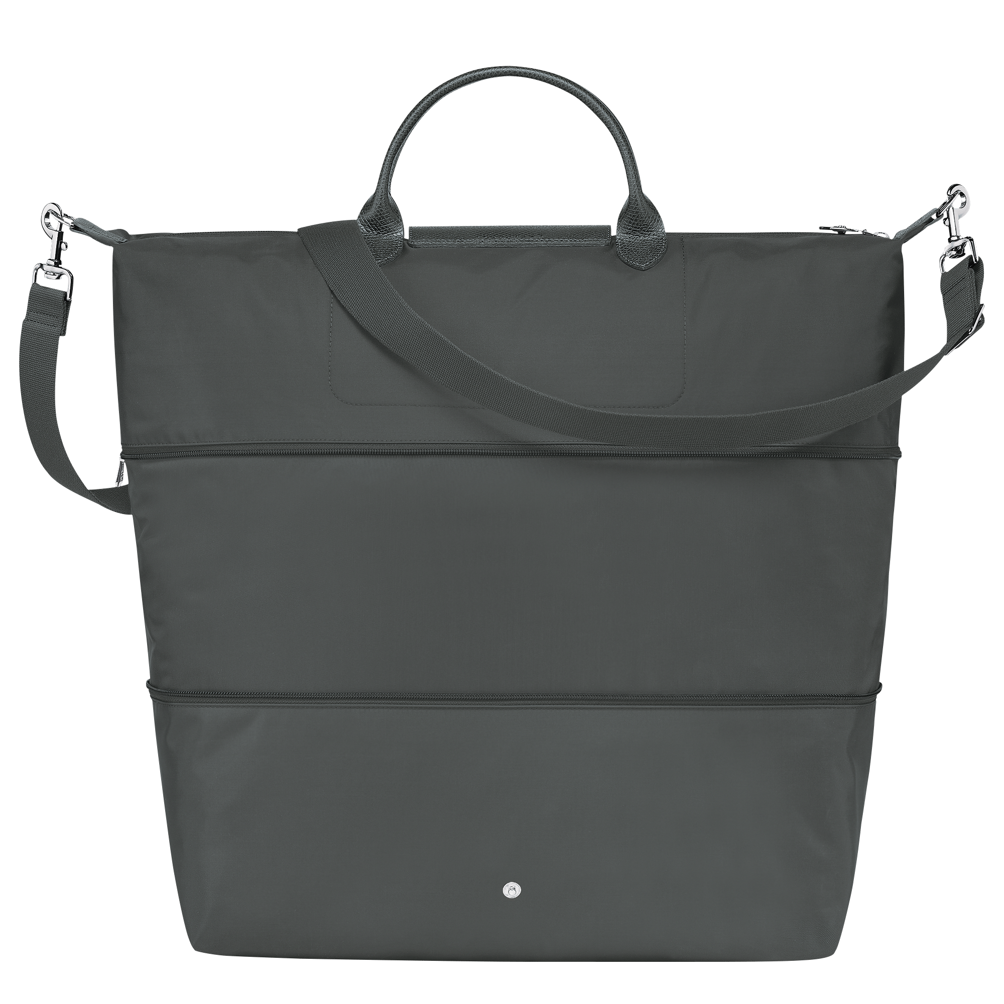 Long Champ Longchamp Le Pliage Green Travel bag expandable Graphite