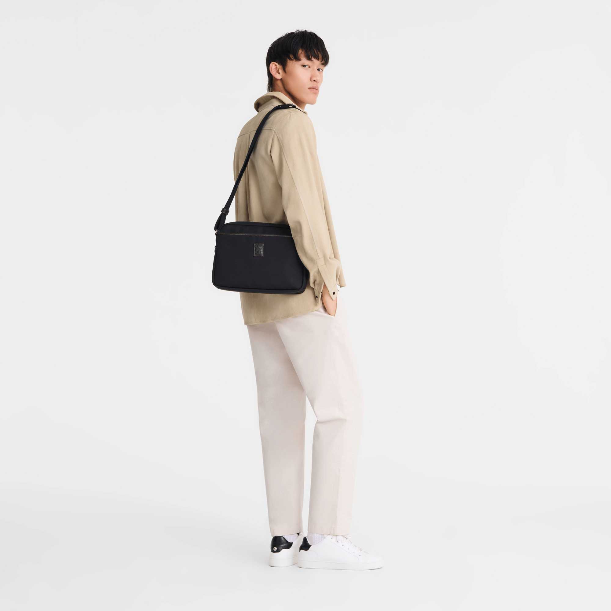 Long Champ Longchamp Boxford M Camera bag Black