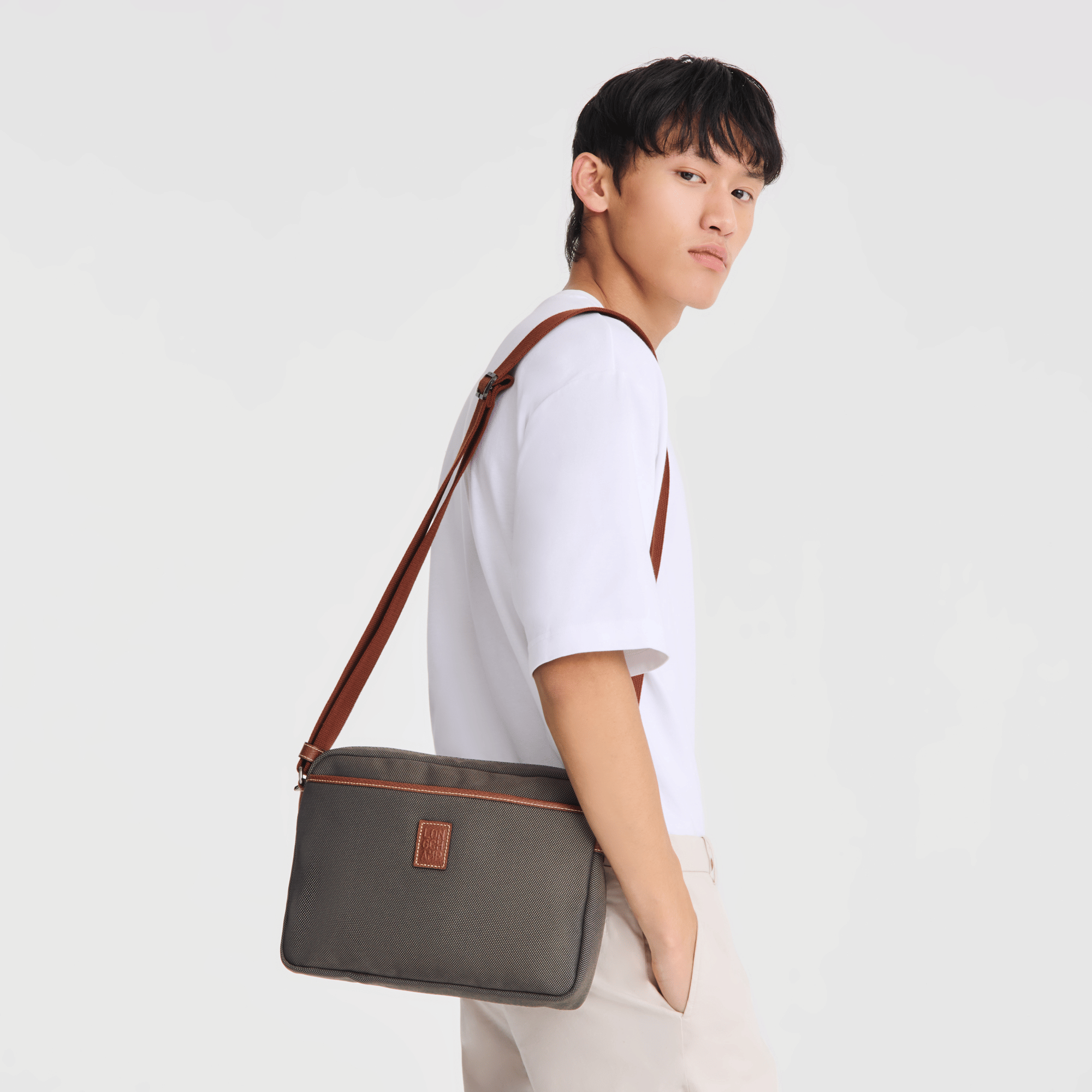 Long Champ Longchamp Boxford M Camera bag Brown