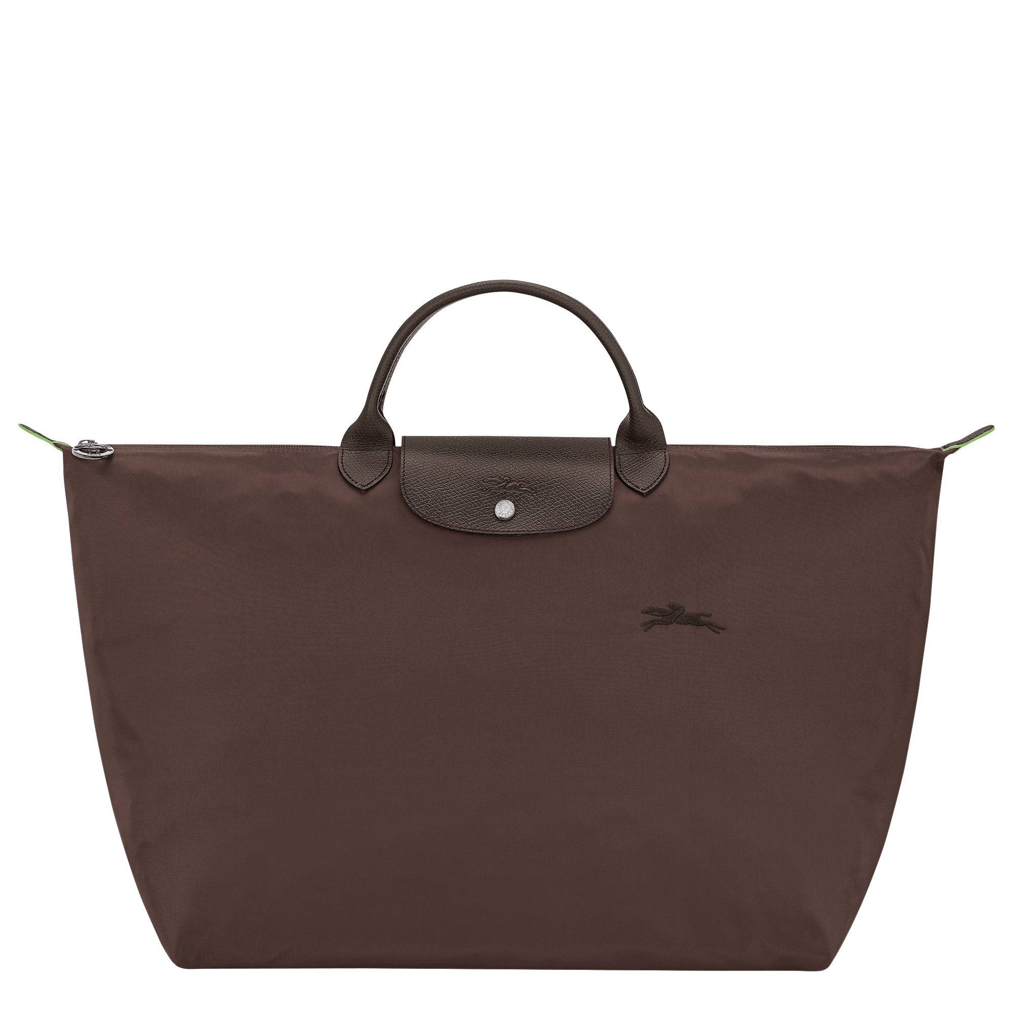Long Champ Longchamp Le Pliage Green L Travel bag Mocha