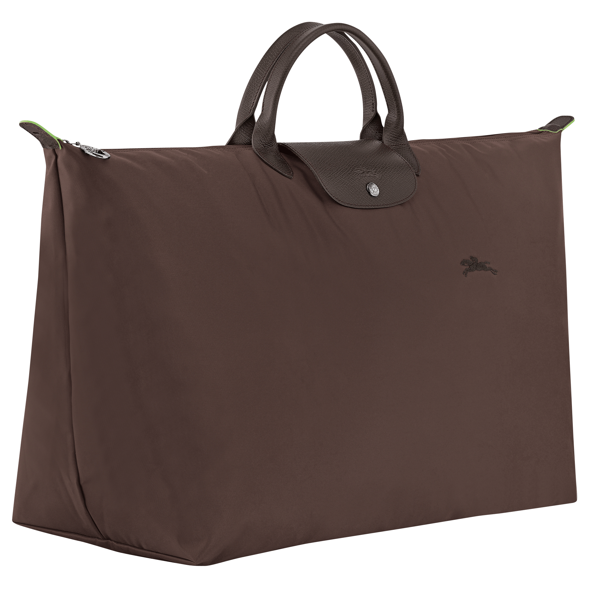 Long Champ Longchamp Le Pliage Green L Travel bag Mocha