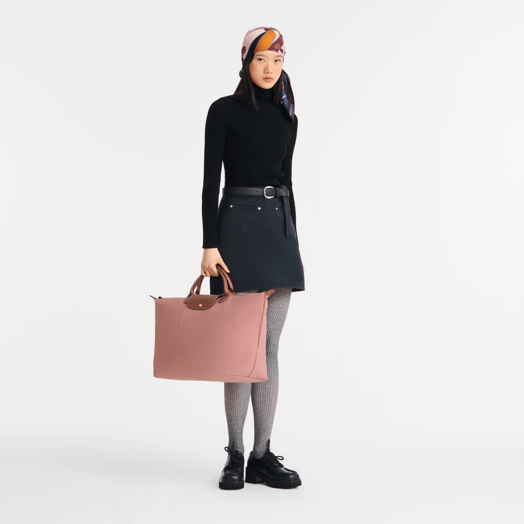 Long Champ Longchamp Le Pliage Original L Travel bag Pink Tea