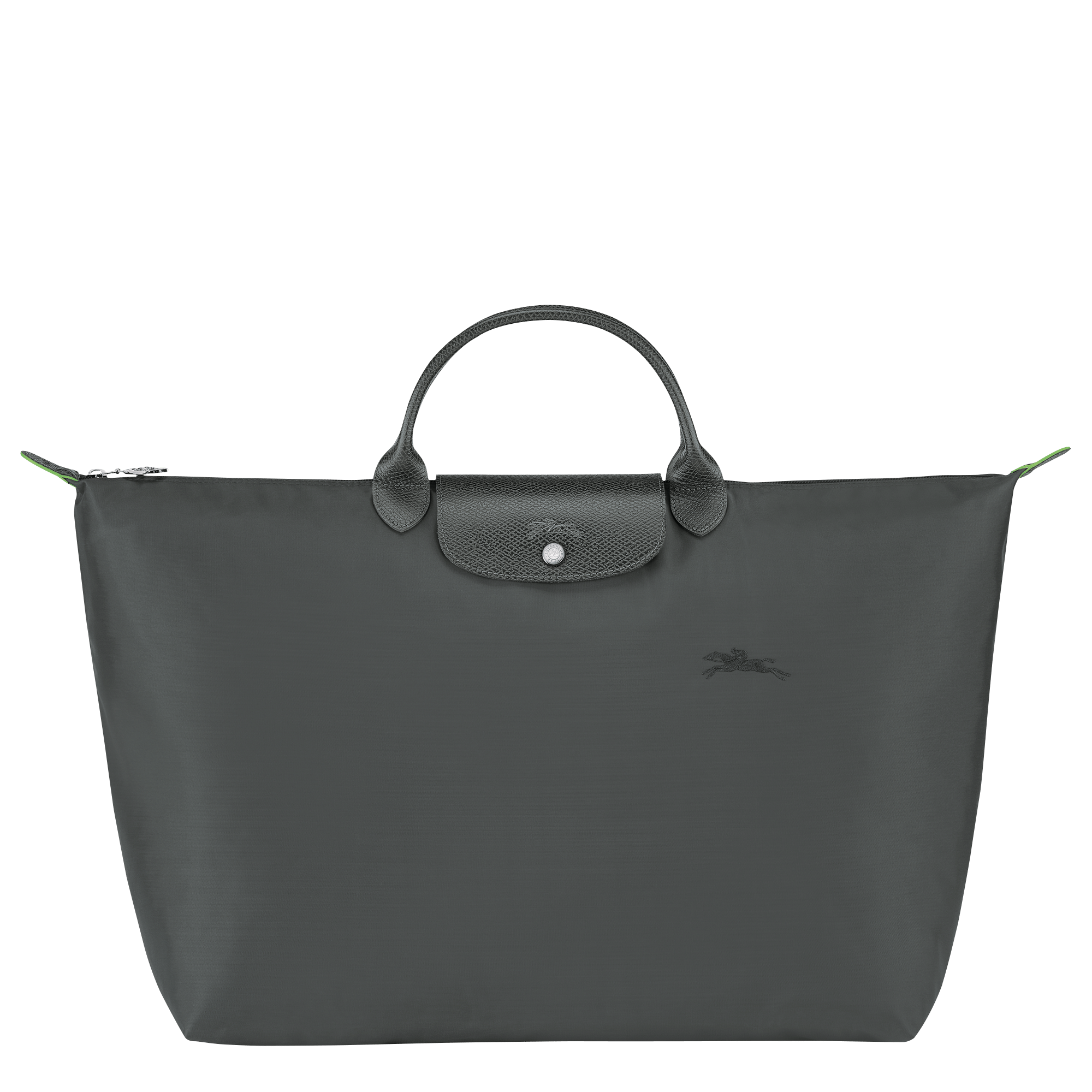 Long Champ Longchamp Le Pliage Green L Travel bag Graphite