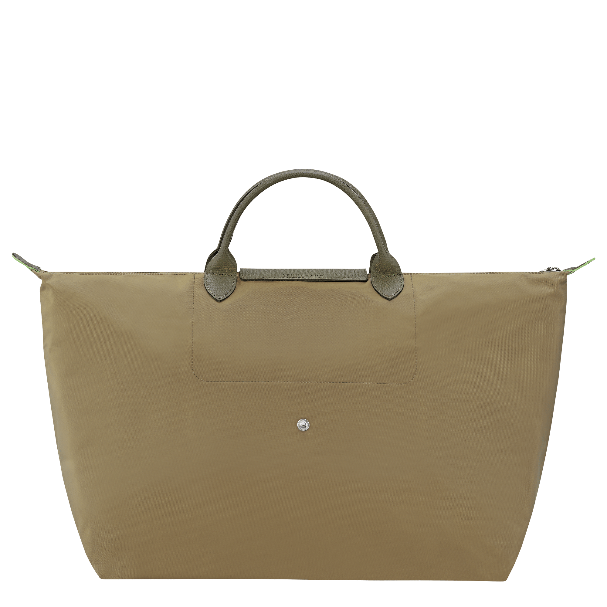Long Champ Longchamp Le Pliage Green L Travel bag Artichoke