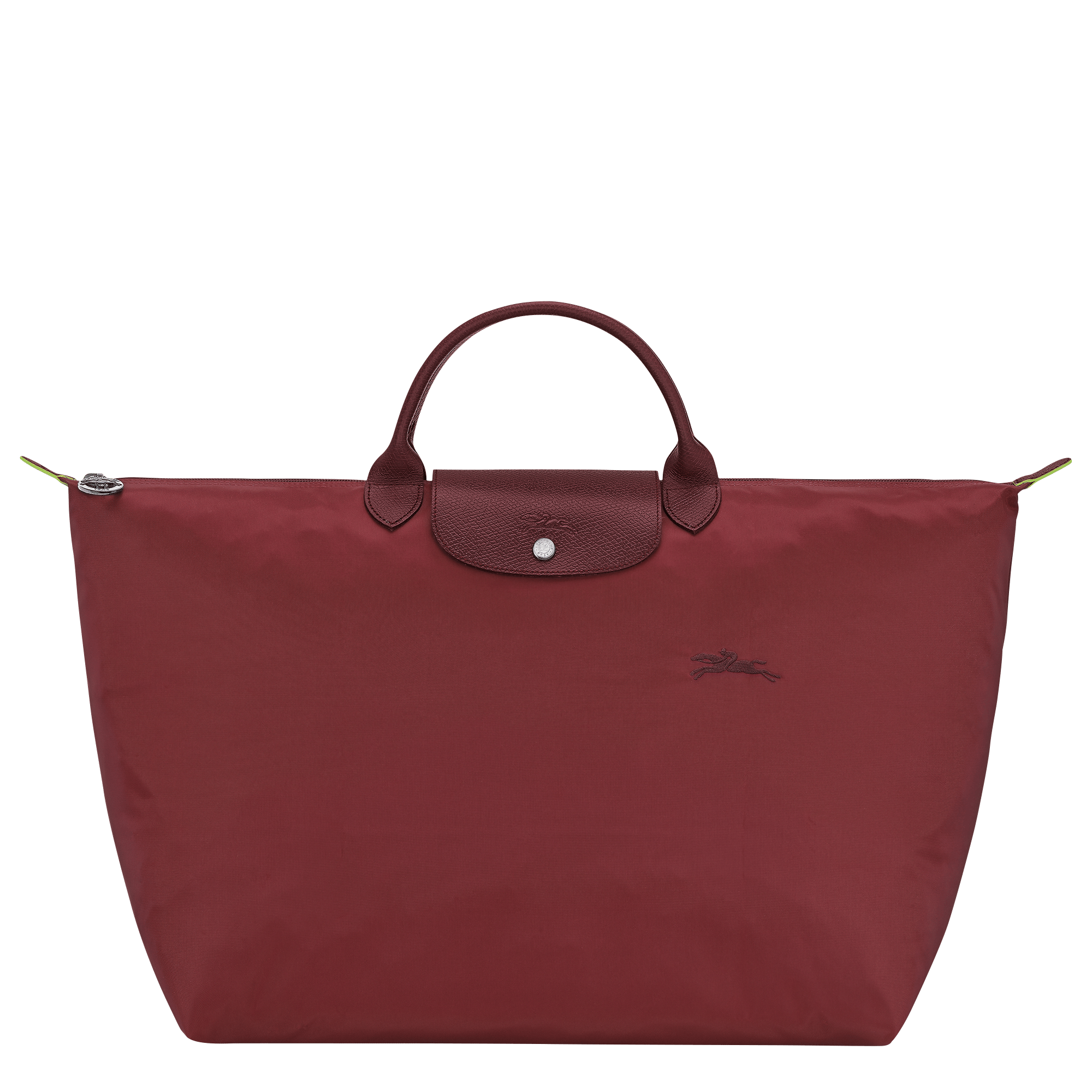 Long Champ Longchamp Le Pliage Green L Travel bag Pomegranate