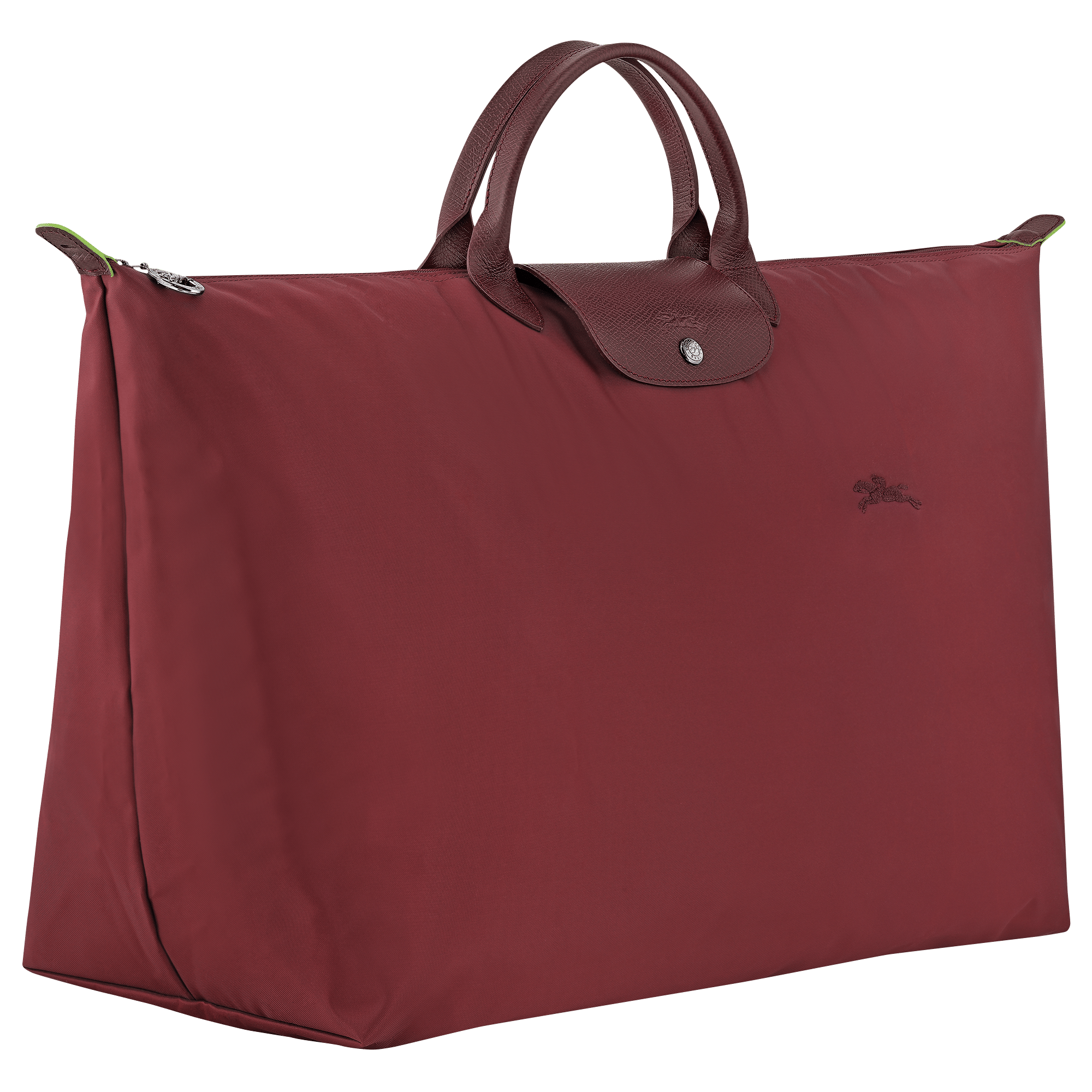 Long Champ Longchamp Le Pliage Green L Travel bag Pomegranate