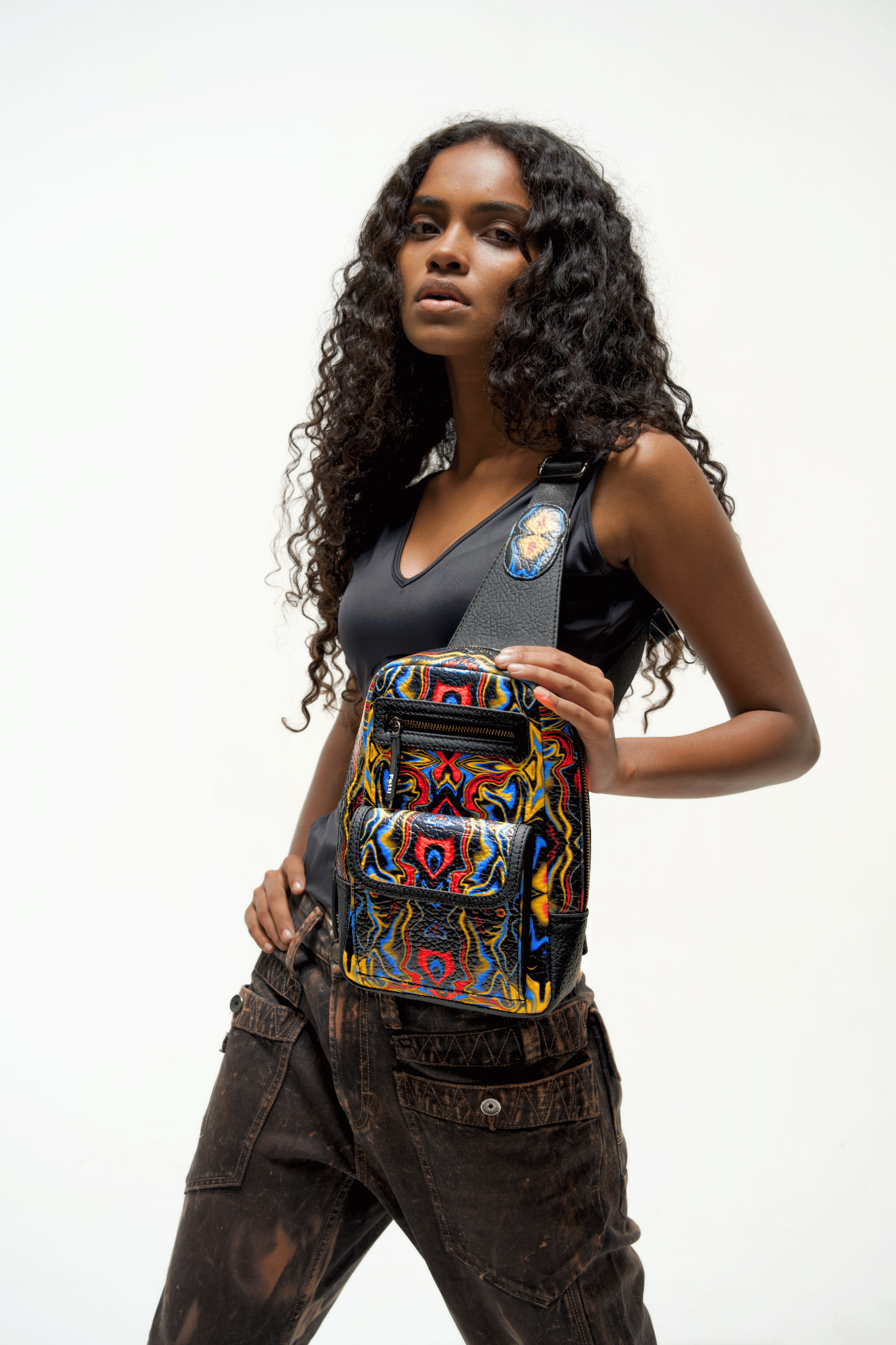 FETTI Kosmic Immersion Sling Bag - Noir Women