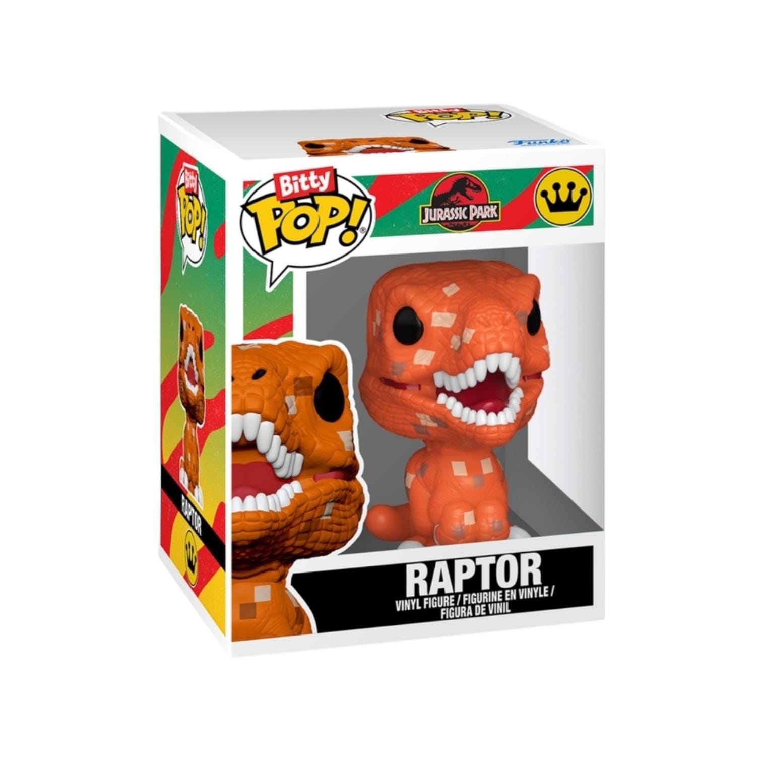 Funko Pop! Raptor 8 - bit Bitty Arcade Cabinet Funko Pop - Jurassic Park