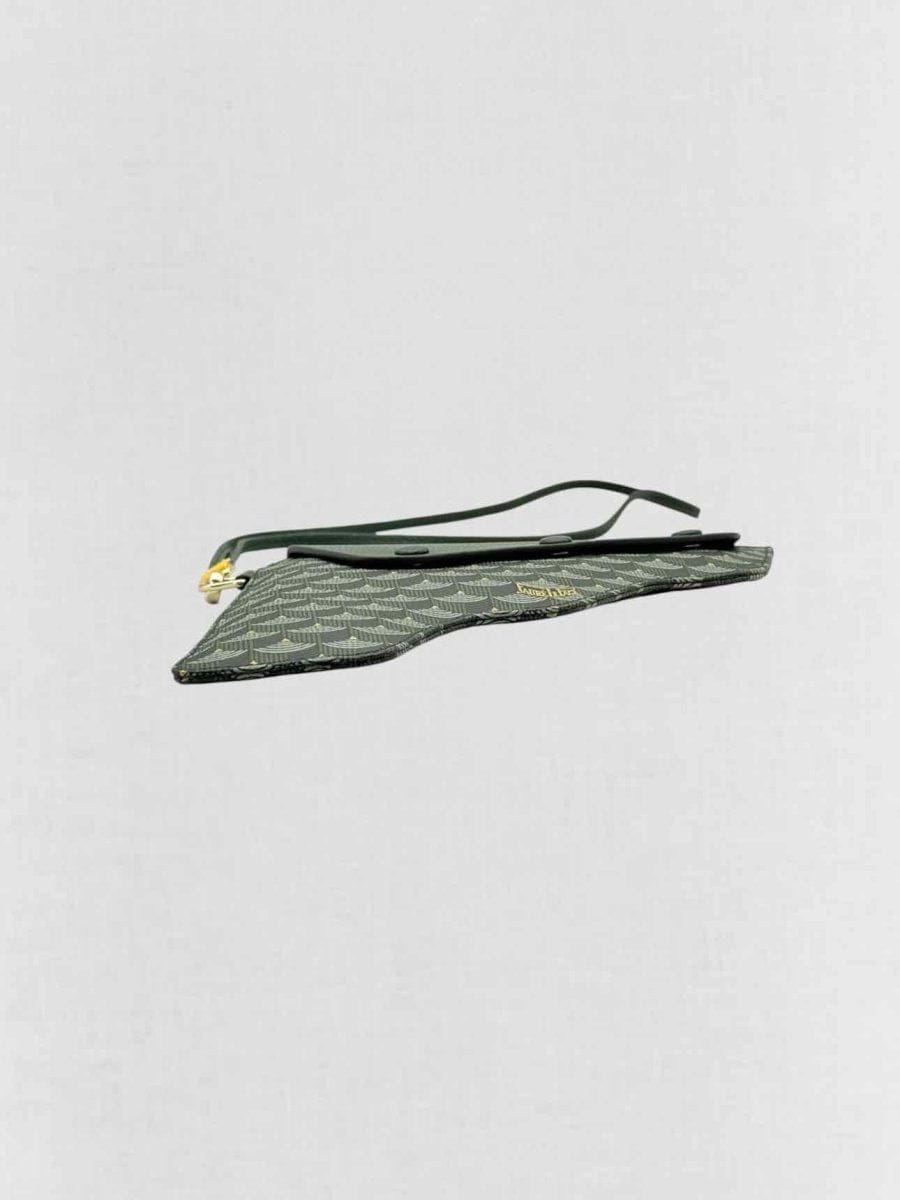 FAURE le PAGE Calibre Pochette Green Scale Wristlet