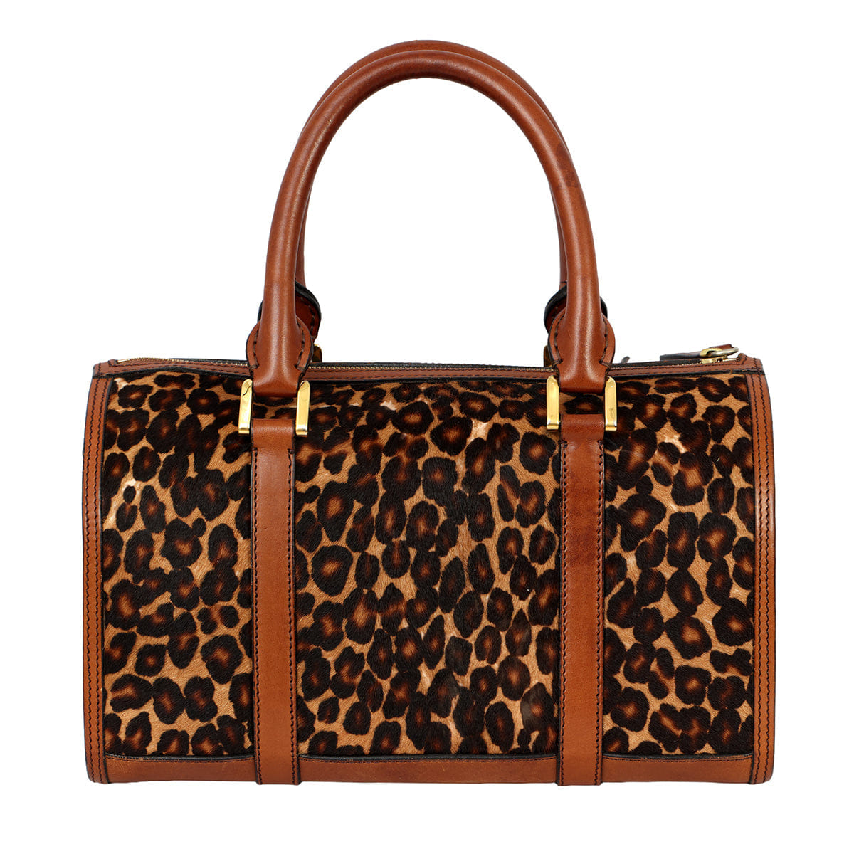 BOSTON BURBERRYLEOPARD POY HAIR HOUSE CHECK BOSTON BAGS