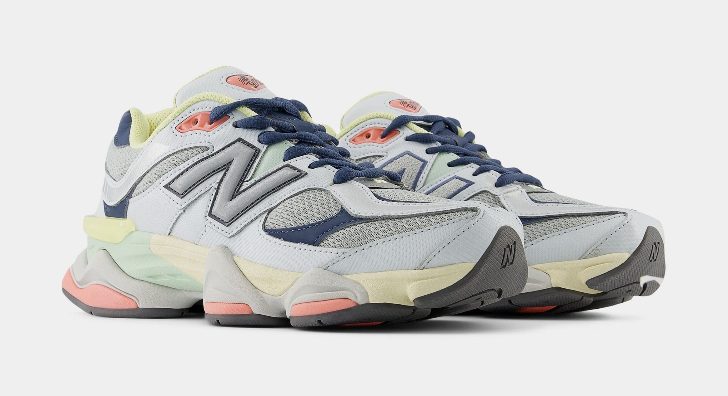 Newbalance 9060 Mens Lifestyle Shoes (Grey/Yellow/Navy)