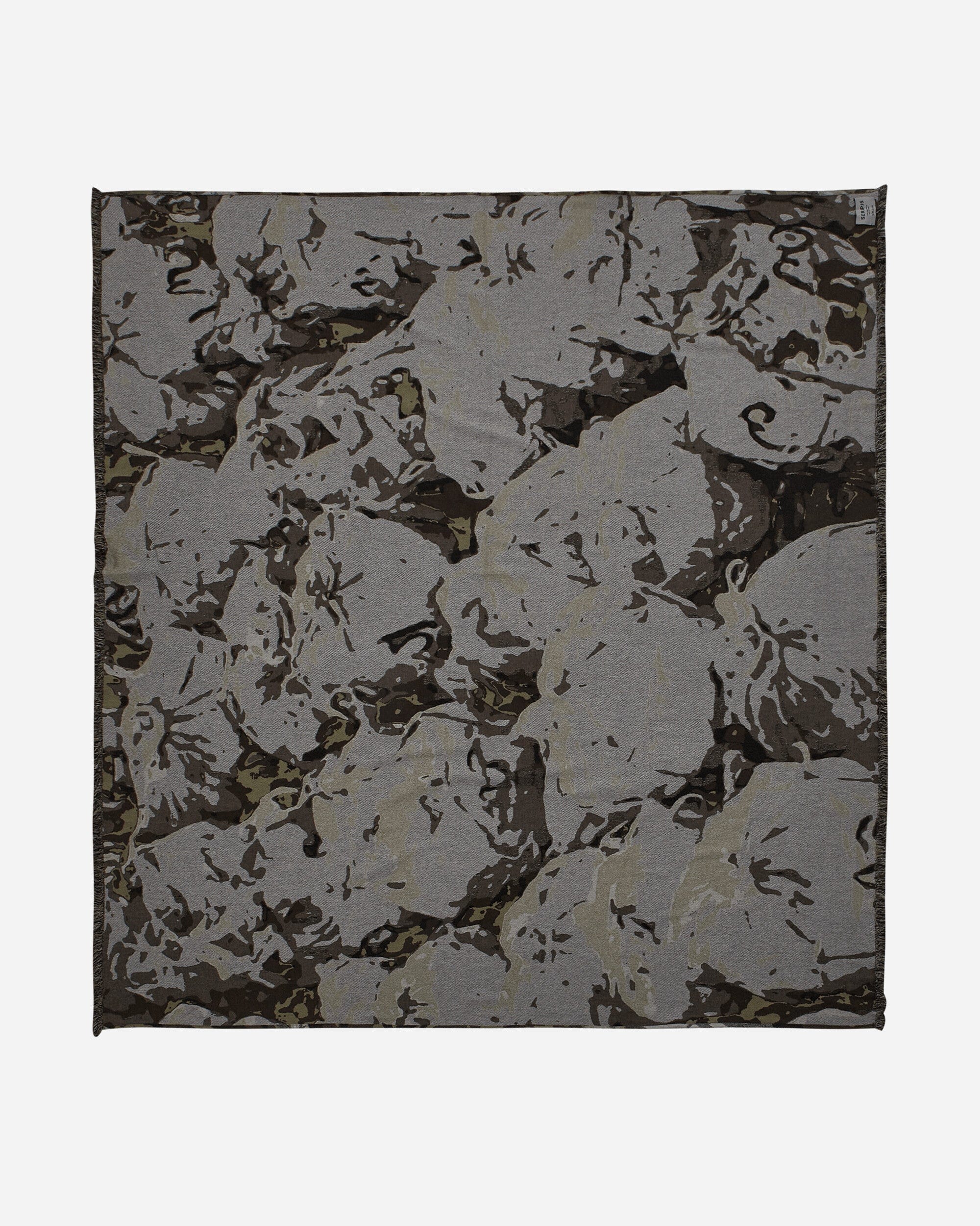 Serapis Brown Bags Jacquard Throw Multicolor