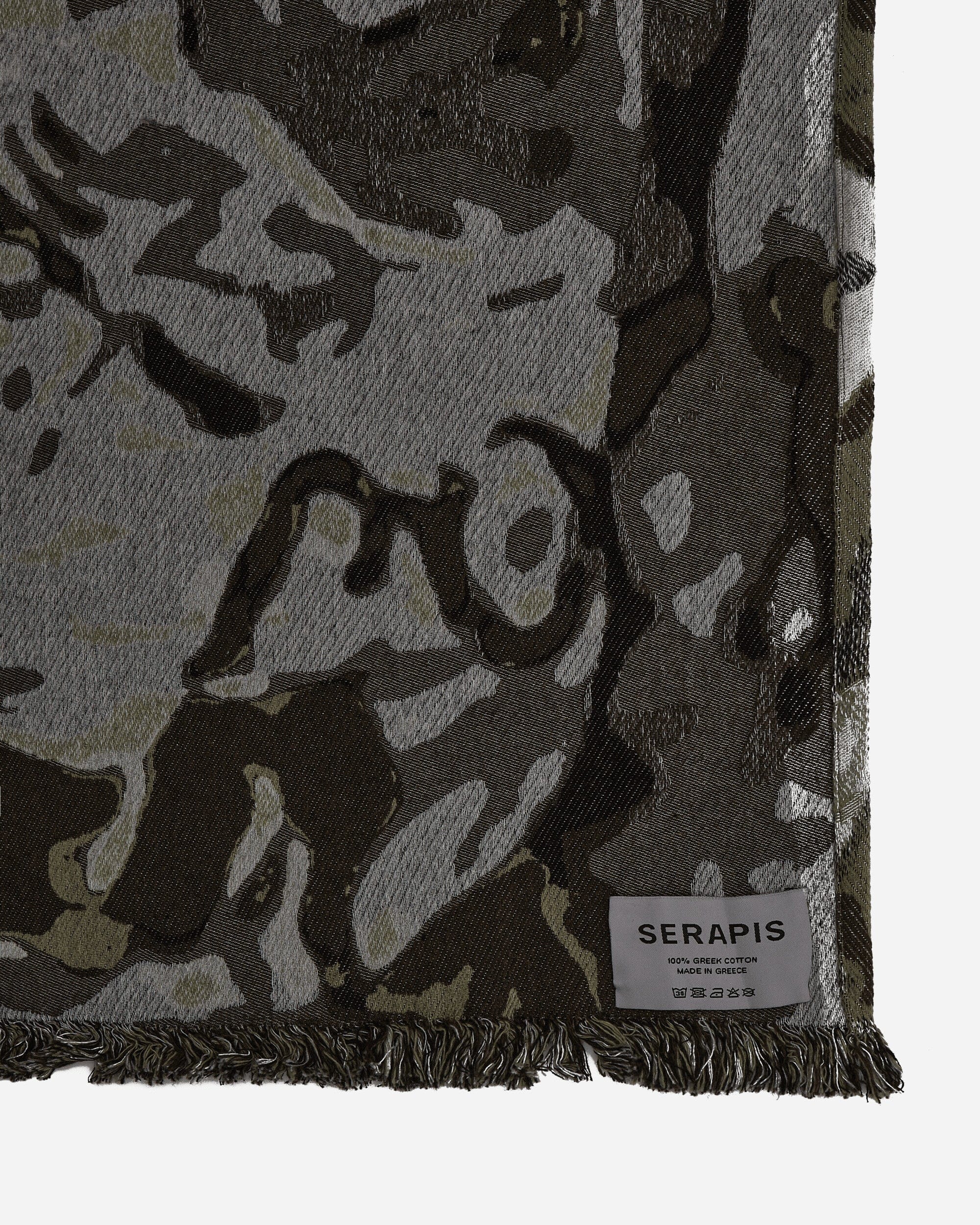 Serapis Brown Bags Jacquard Throw Multicolor
