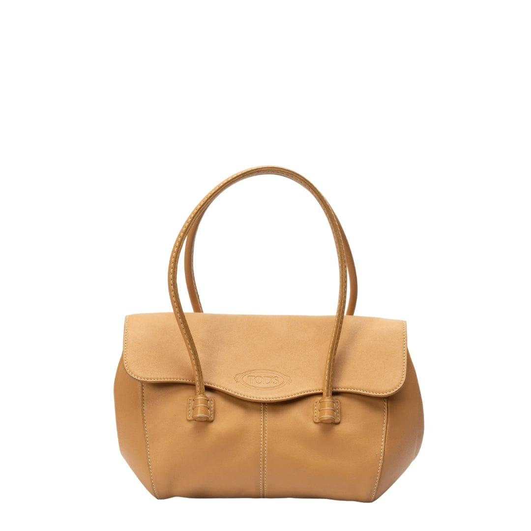 Tods Tod's Beige Leather Satchel