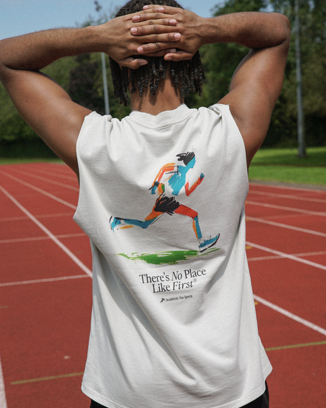 Vice 84 Olympic Sprinter Active Tank - Faded Bone