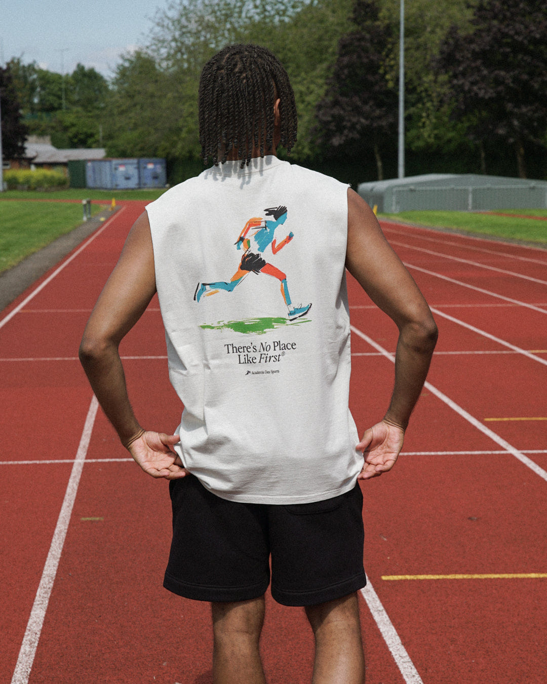 Vice 84 Olympic Sprinter Active Tank - Faded Bone
