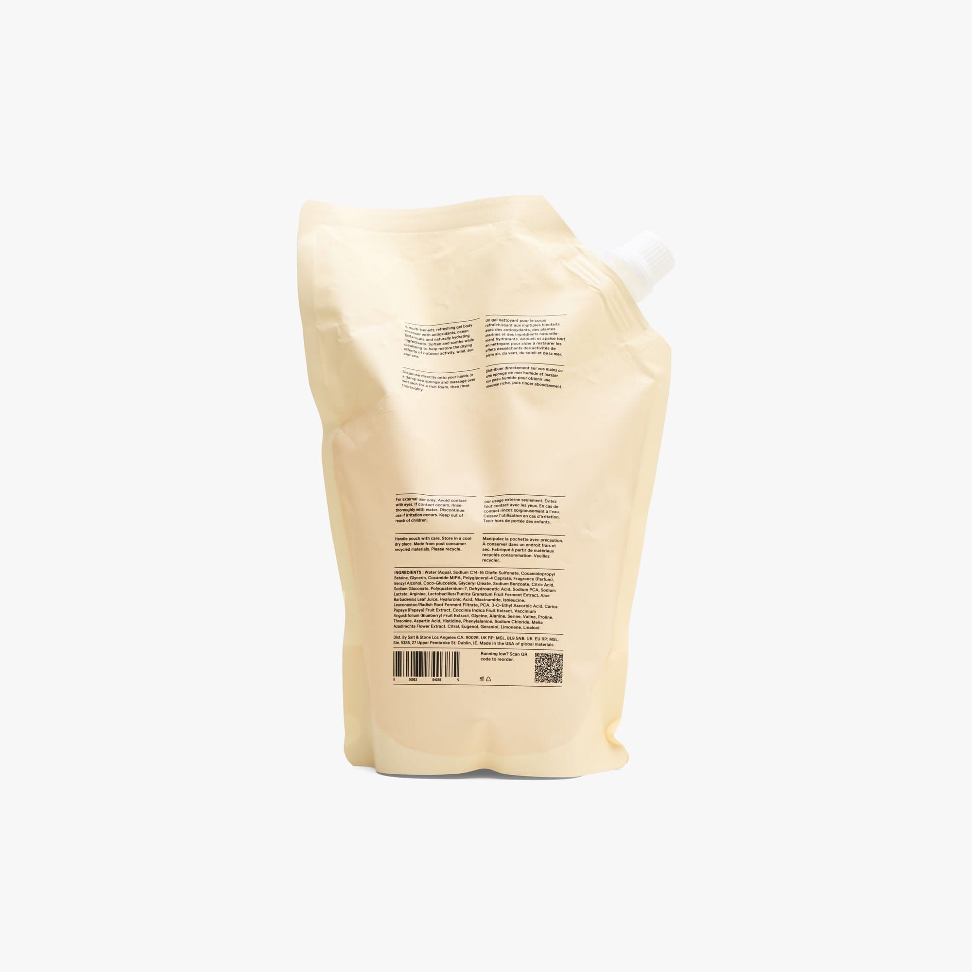 Salt and Stone SALT & STONE Body Wash Refill Pouch / Neroli & Basil