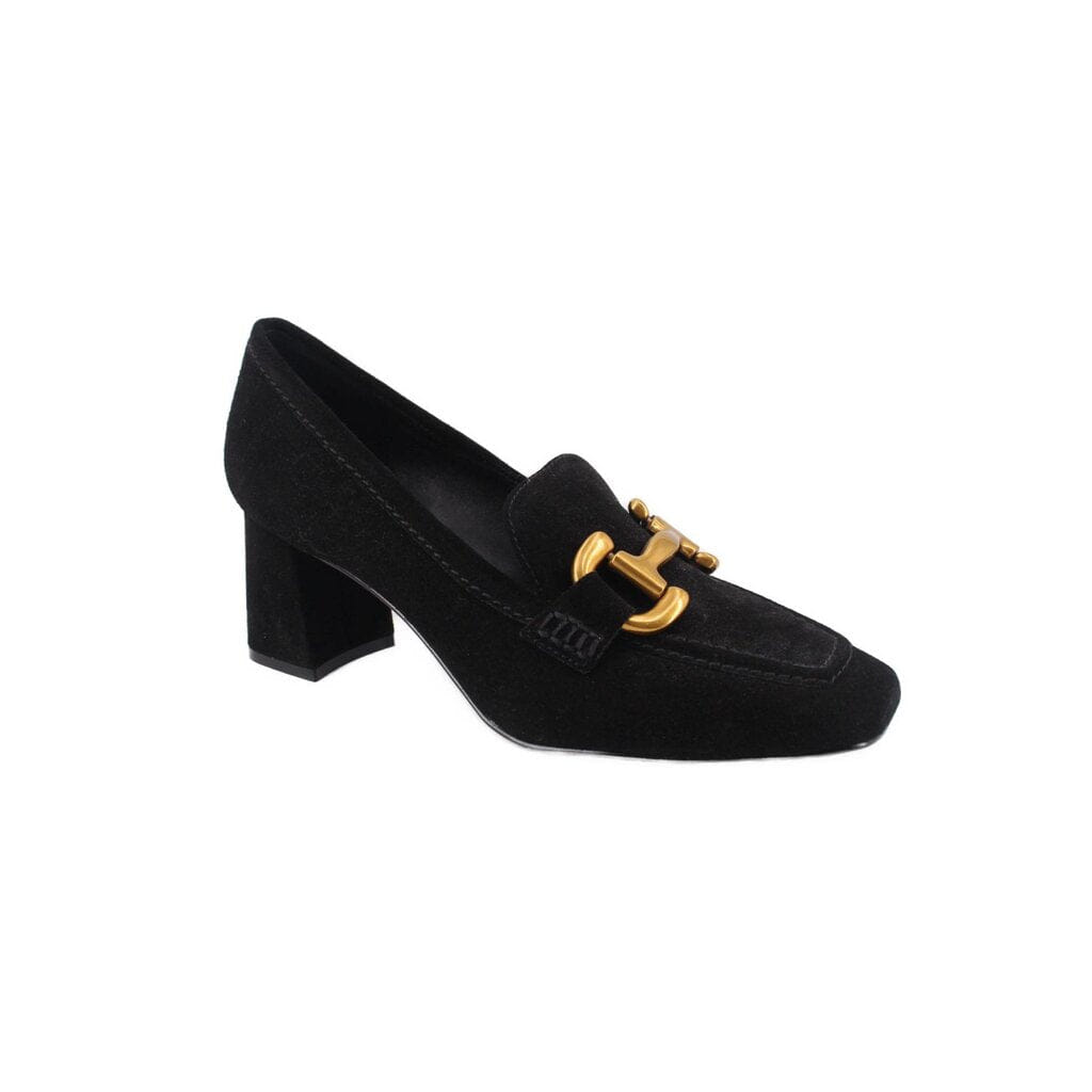 BODEN LOAFER HEELS BLACK 42 EU | 11 US