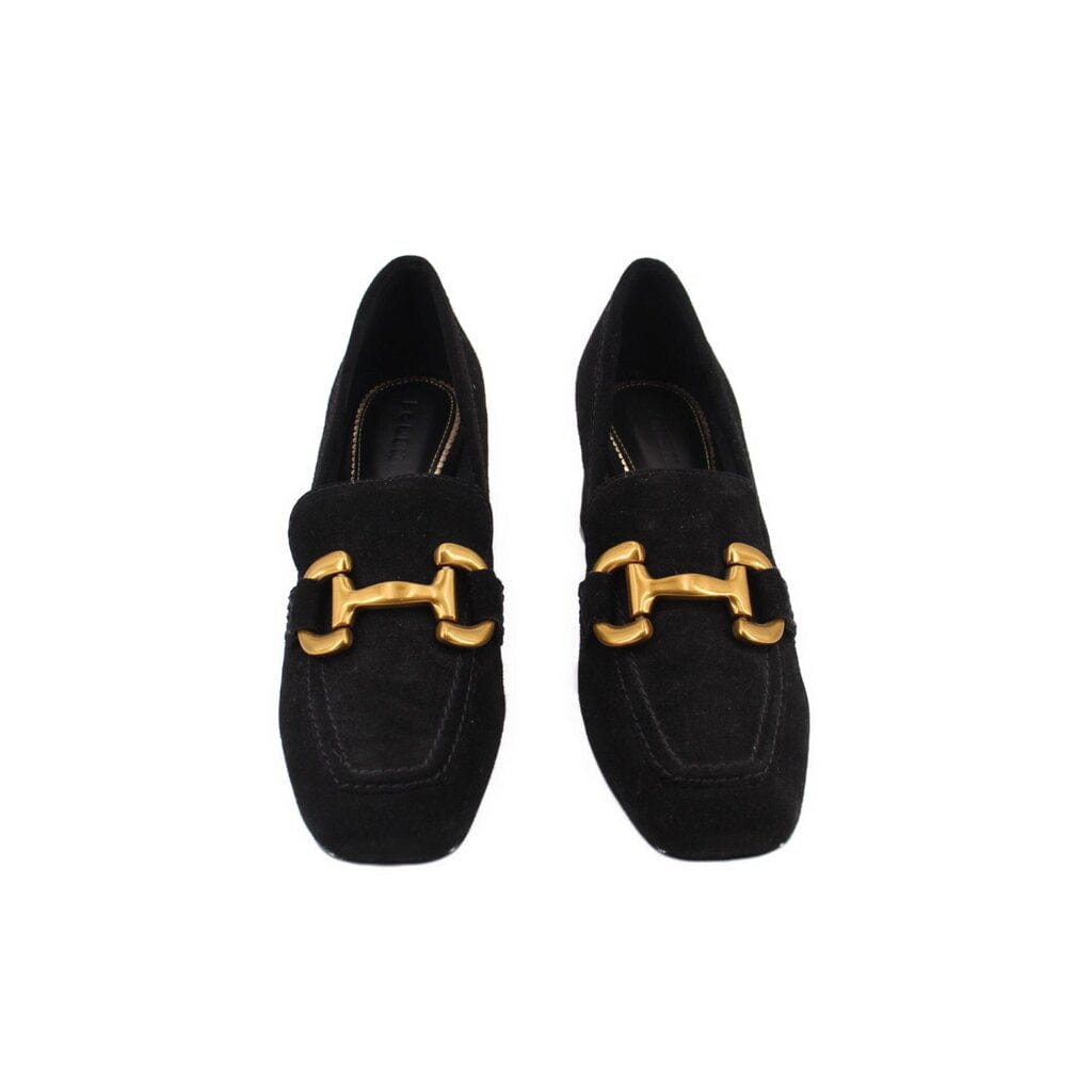 BODEN LOAFER HEELS BLACK 42 EU | 11 US