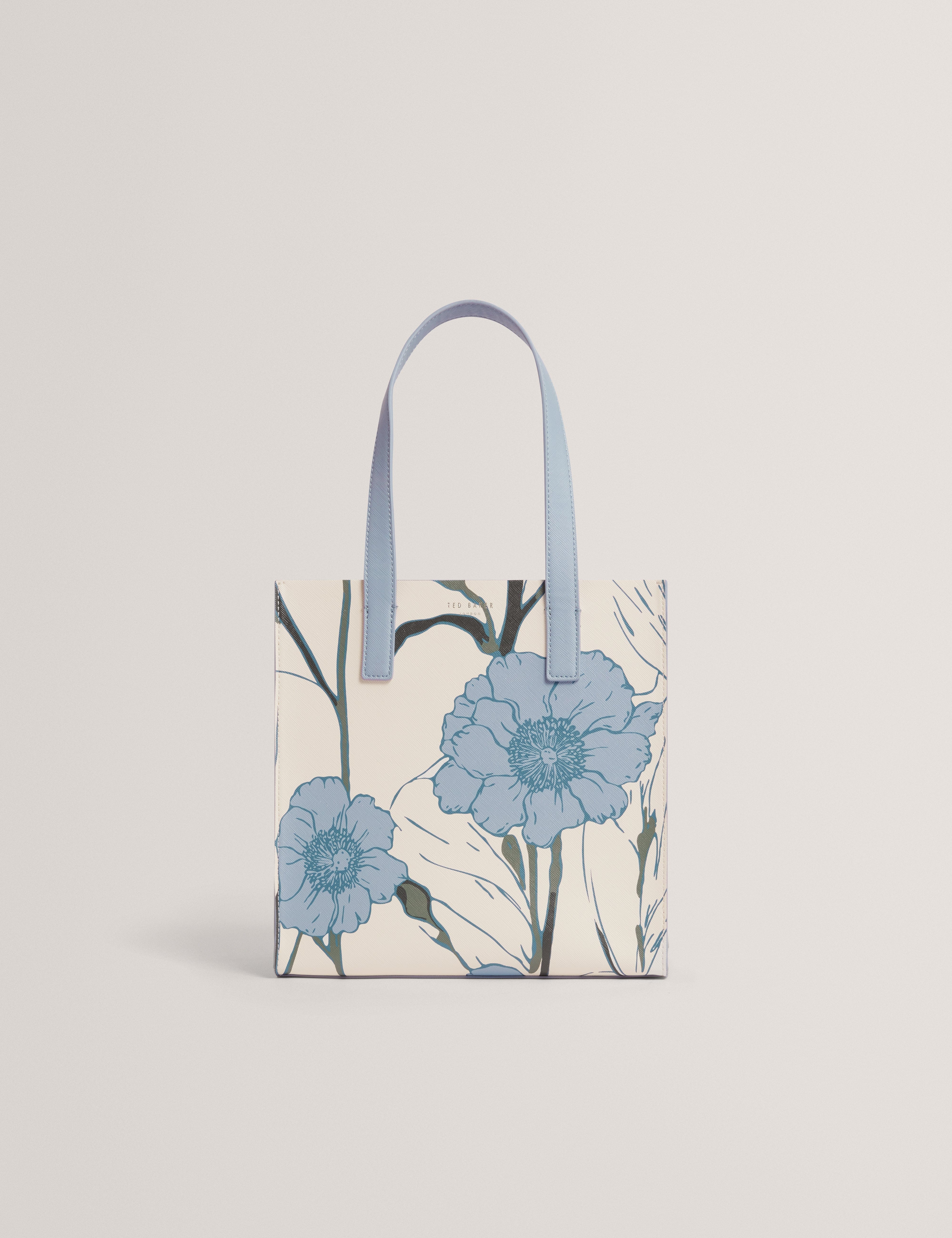 Blue Tyecon Floral Print Small Icon Bag Lt - Blue