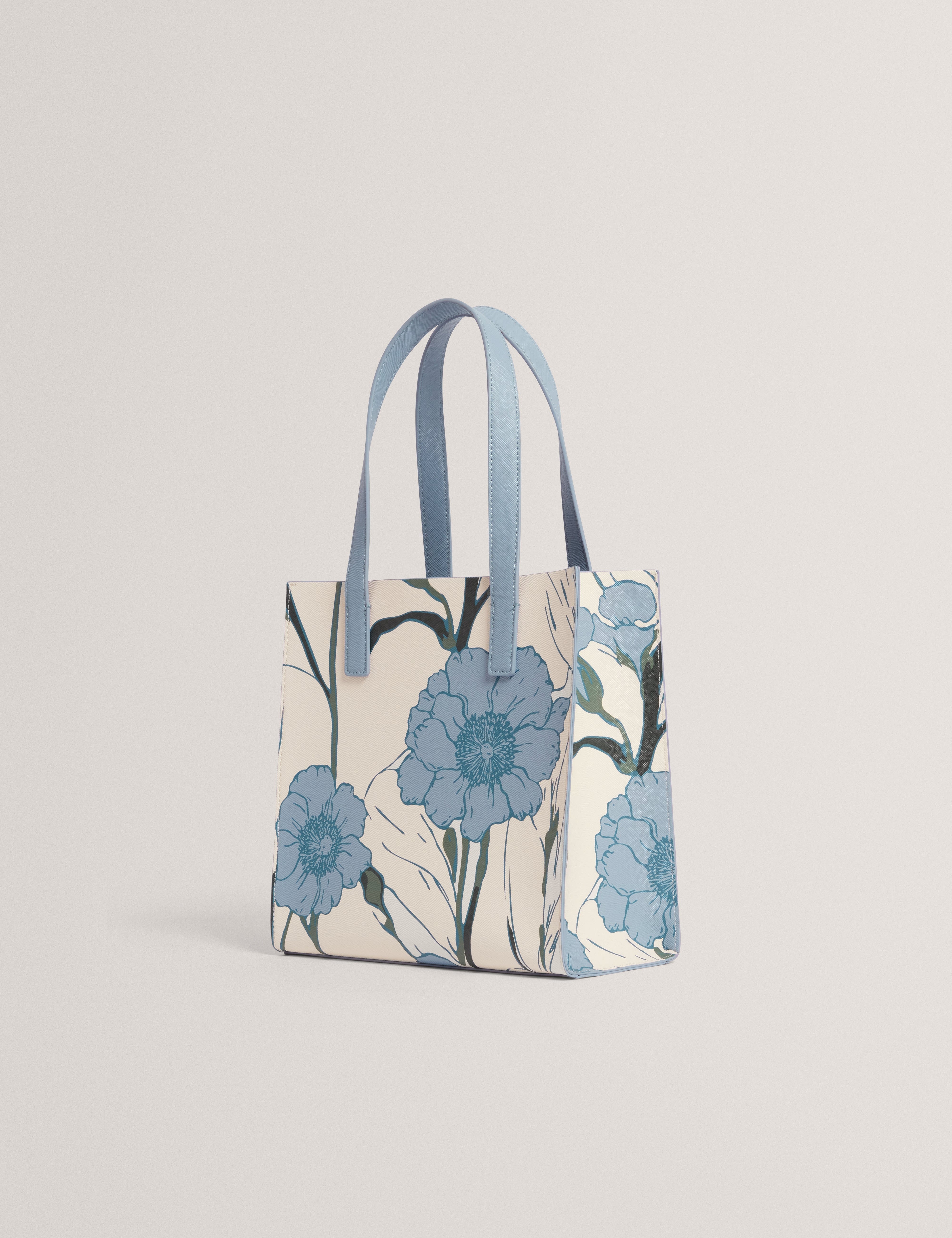 Blue Tyecon Floral Print Small Icon Bag Lt - Blue