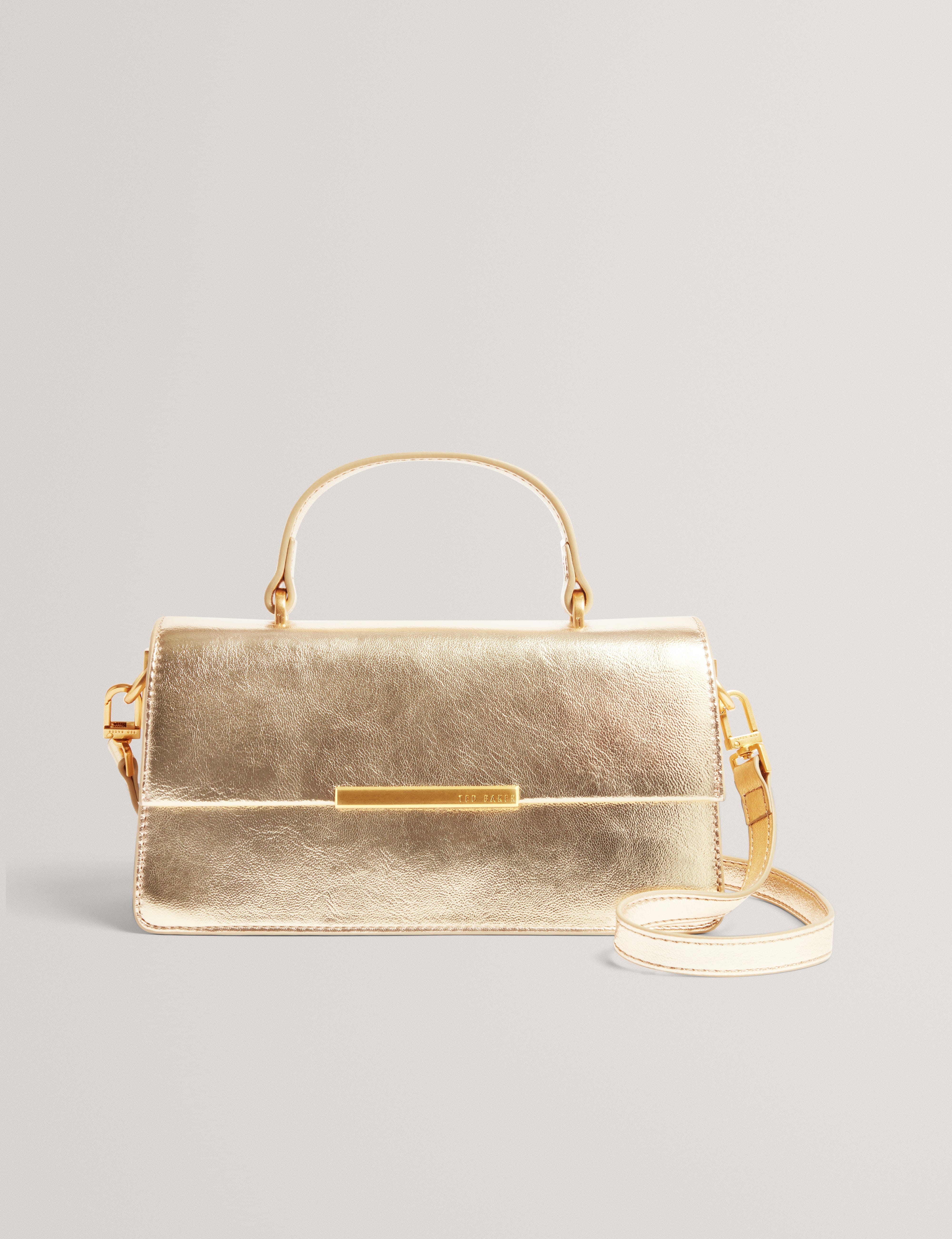 CROSS Rennyee Elongated Bar Detail Cross Body Gold