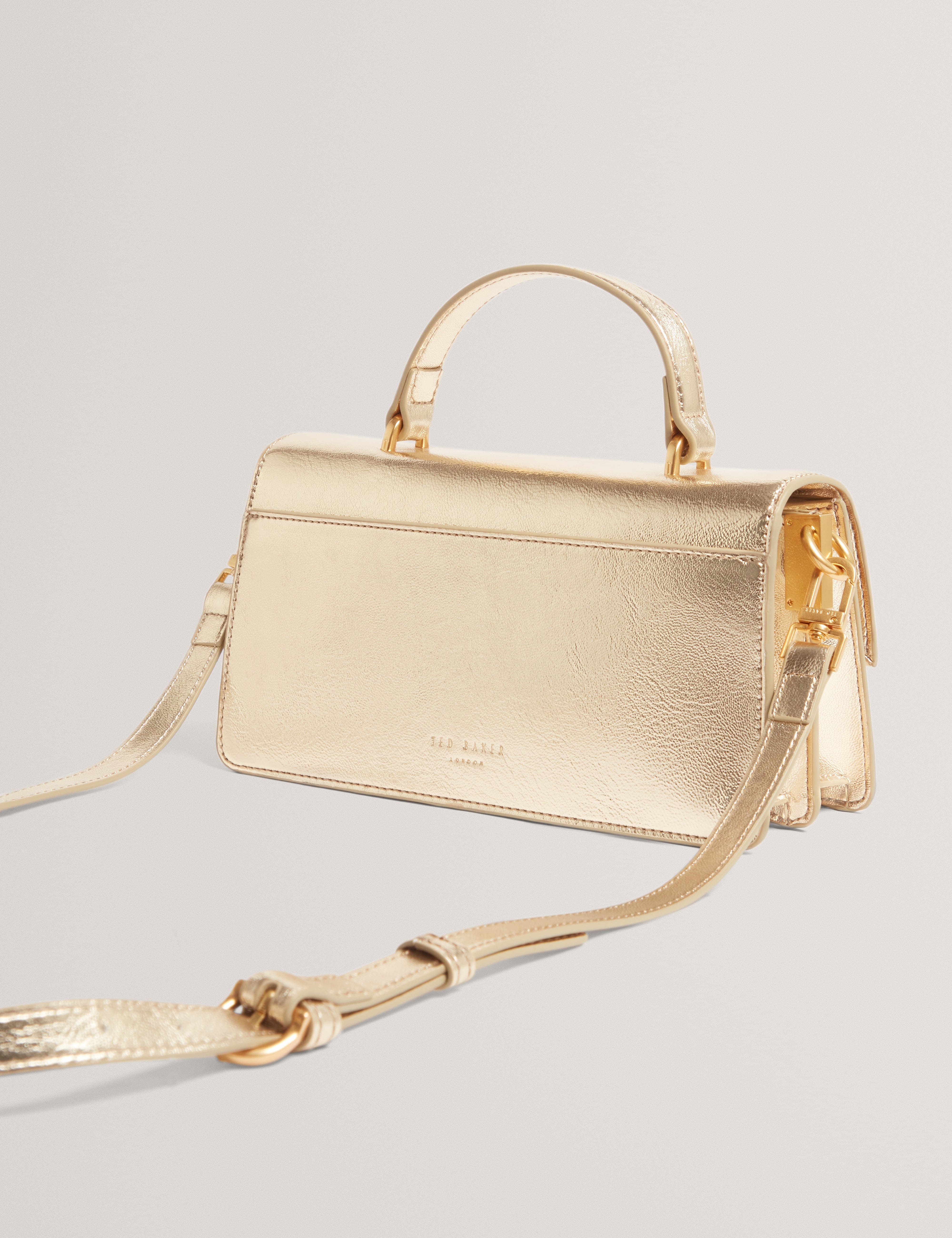CROSS Rennyee Elongated Bar Detail Cross Body Gold