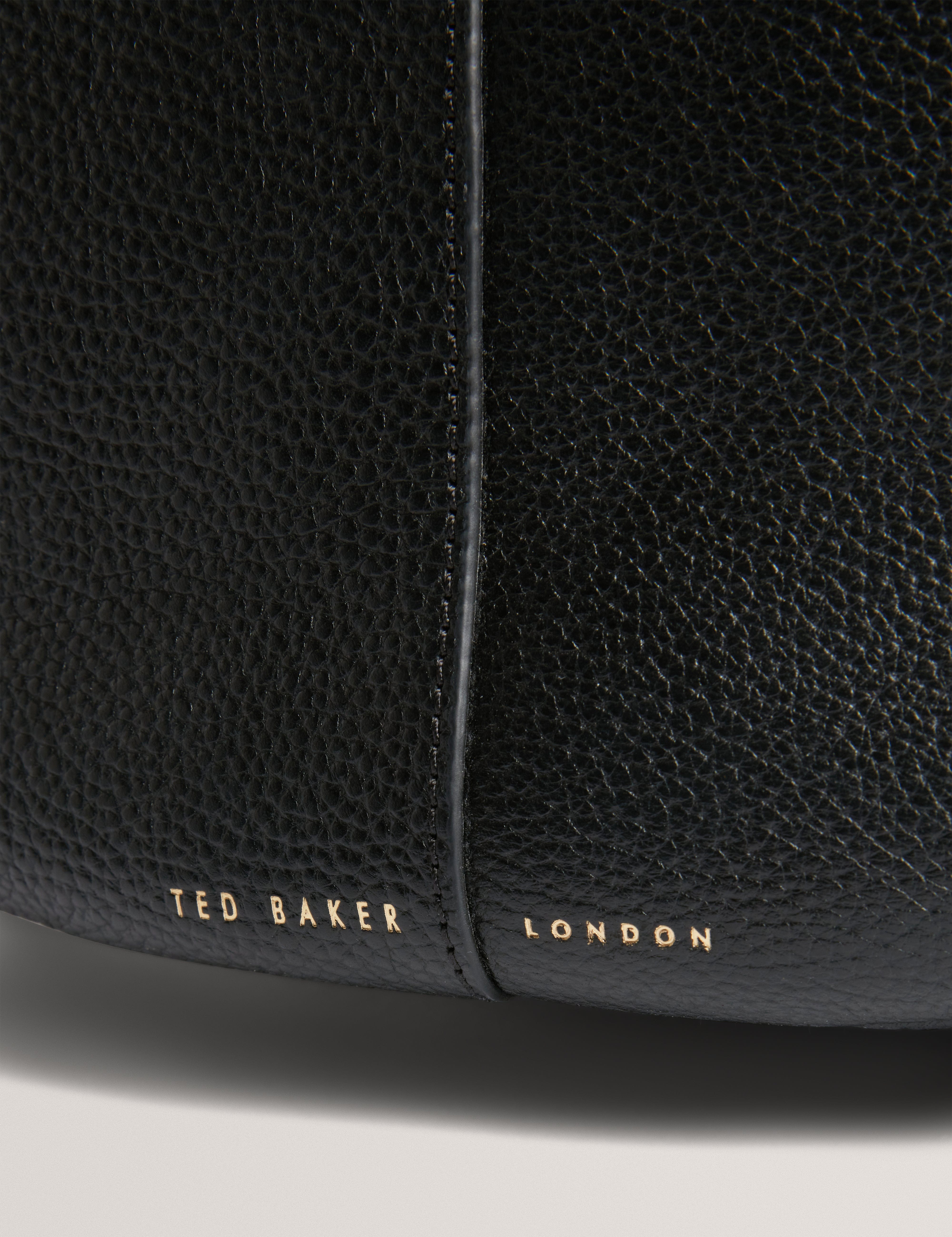 hobo Ammilia Bar Detail Slouchy Hobo Bag Black